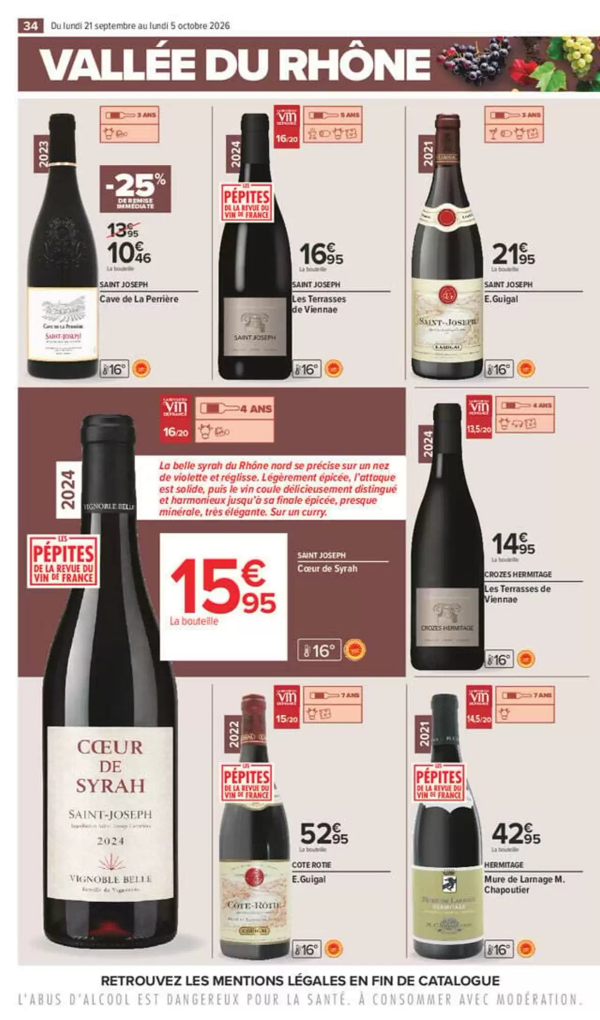Prospectus promotionnel Carrefour valable à partir du 21/09/2026 - Page 34.