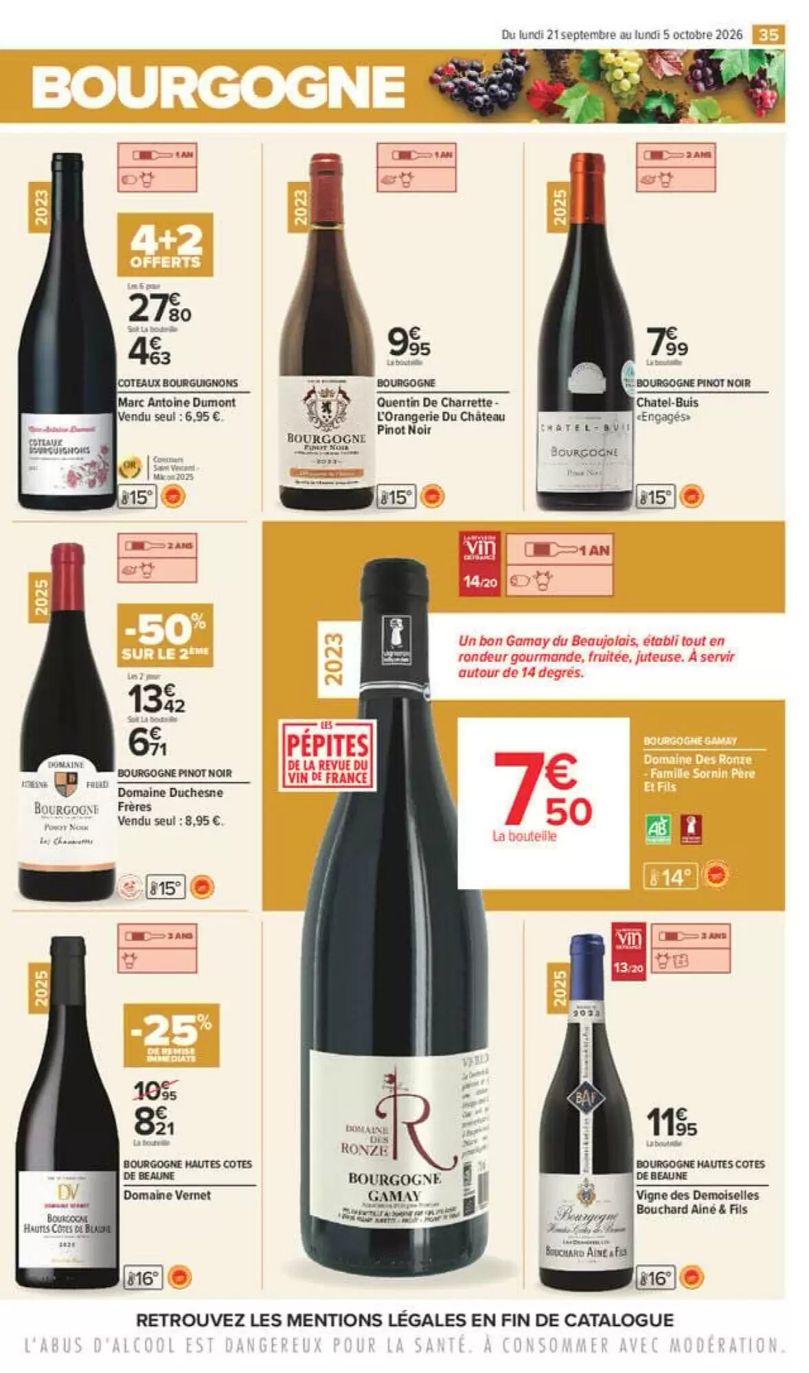 Prospectus promotionnel Carrefour valable à partir du 21/09/2026 - Page 35.