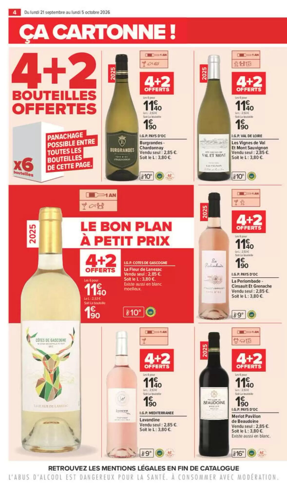 Prospectus promotionnel Carrefour valable à partir du 21/09/2026 - Page 4.