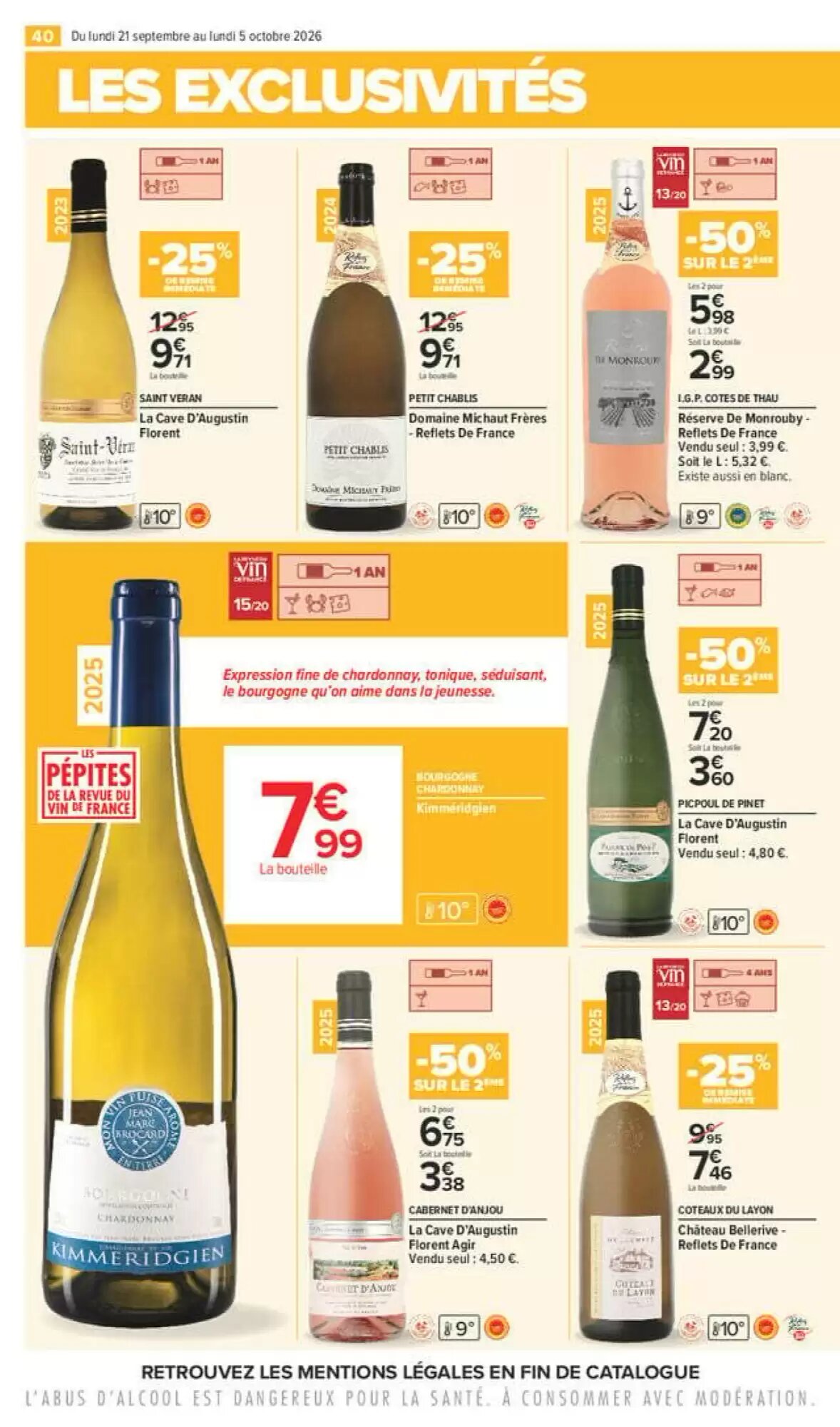 Prospectus promotionnel Carrefour valable à partir du 21/09/2026 - Page 40.