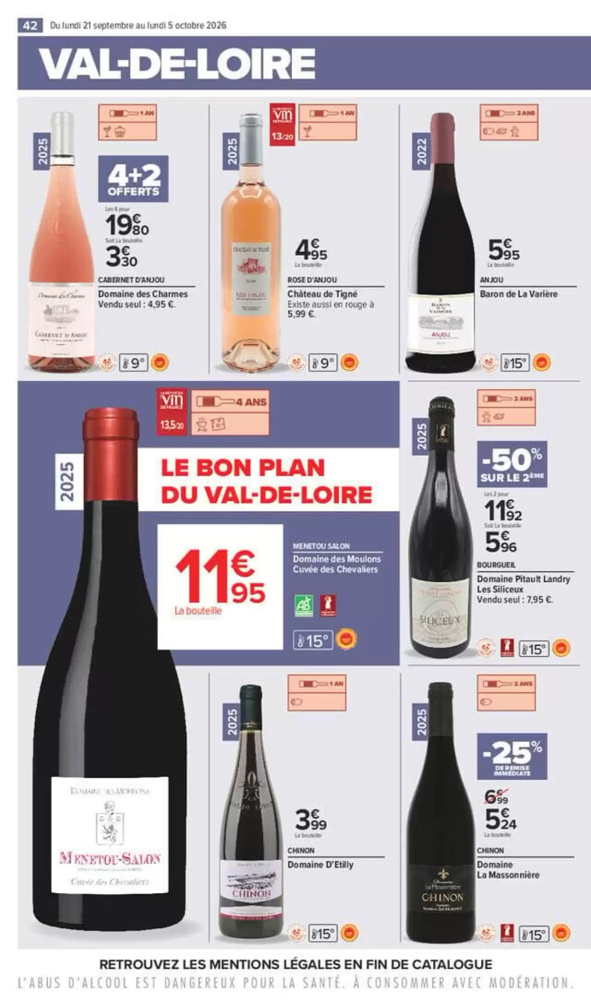 Prospectus promotionnel Carrefour valable à partir du 21/09/2026 - Page 42.