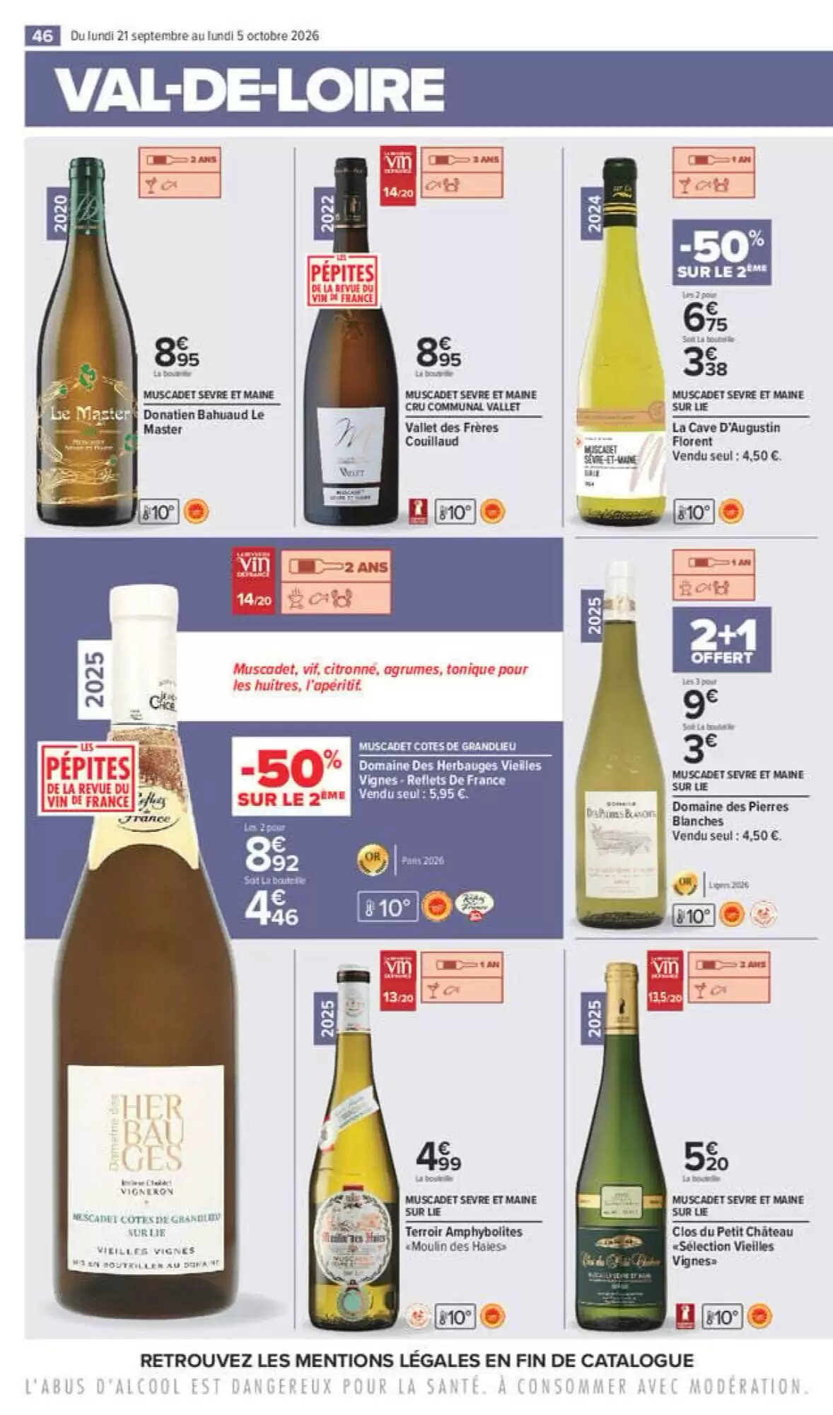Prospectus promotionnel Carrefour valable à partir du 21/09/2026 - Page 46.
