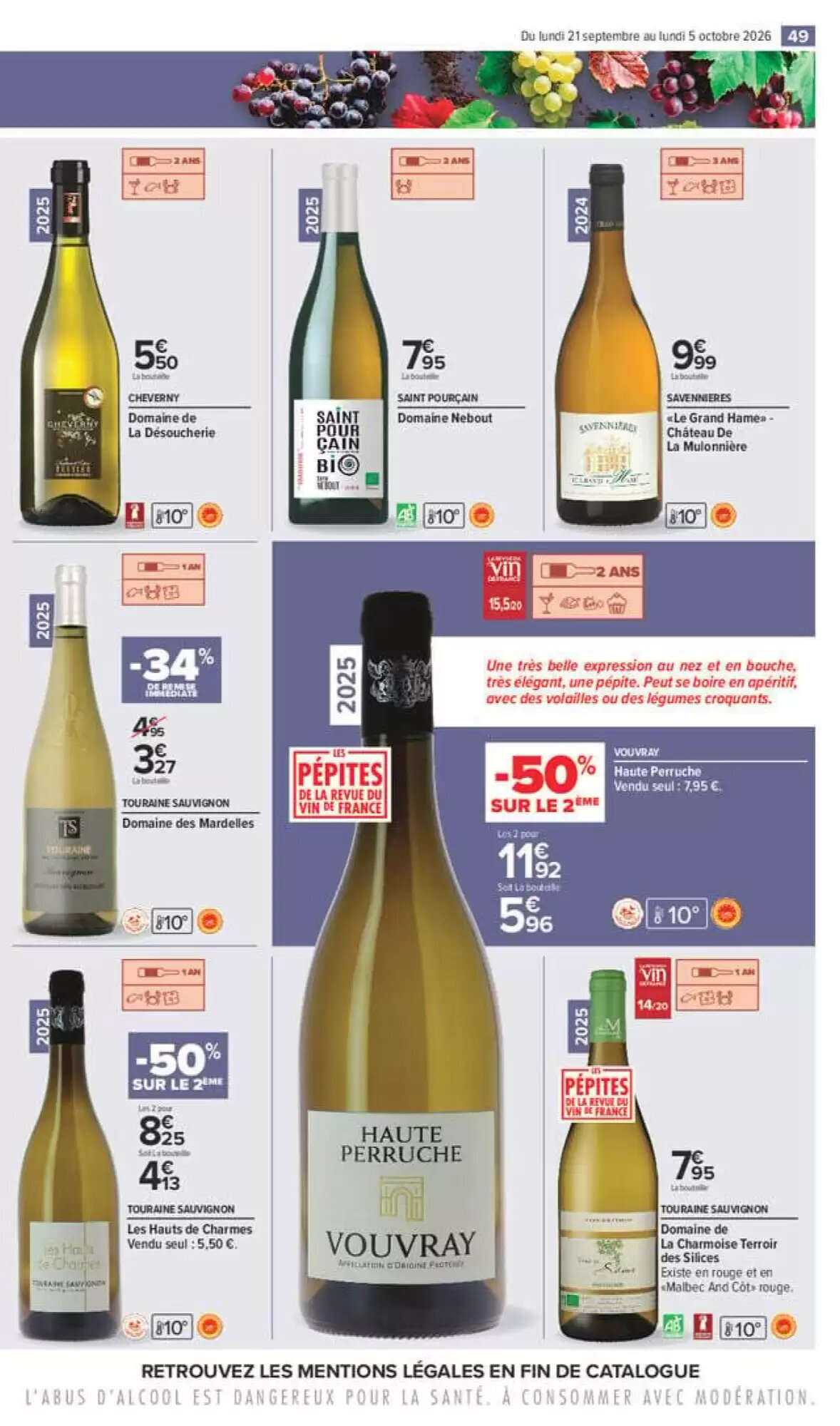 Prospectus promotionnel Carrefour valable à partir du 21/09/2026 - Page 49.