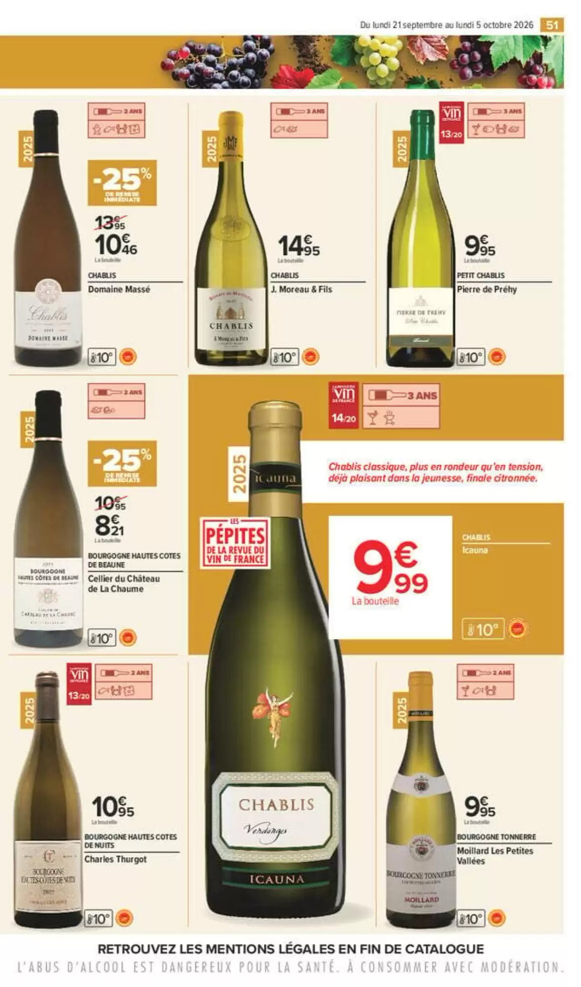 Prospectus promotionnel Carrefour valable à partir du 21/09/2026 - Page 51.