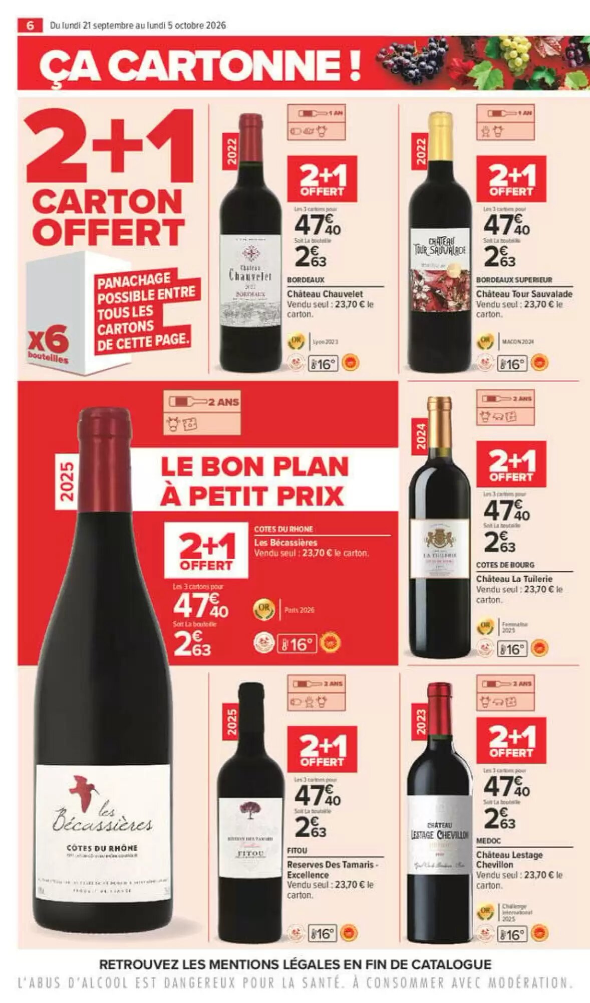 Prospectus promotionnel Carrefour valable à partir du 21/09/2026 - Page 6.