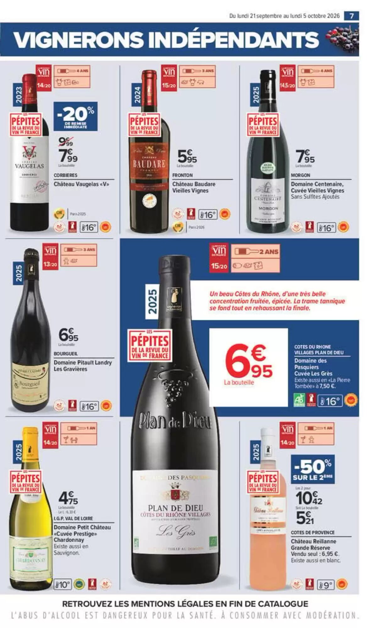 Prospectus promotionnel Carrefour valable à partir du 21/09/2026 - Page 7.