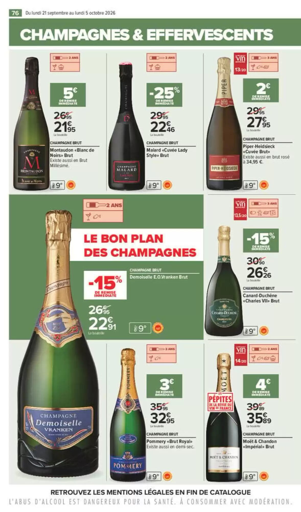 Prospectus promotionnel Carrefour valable à partir du 21/09/2026 - Page 76.