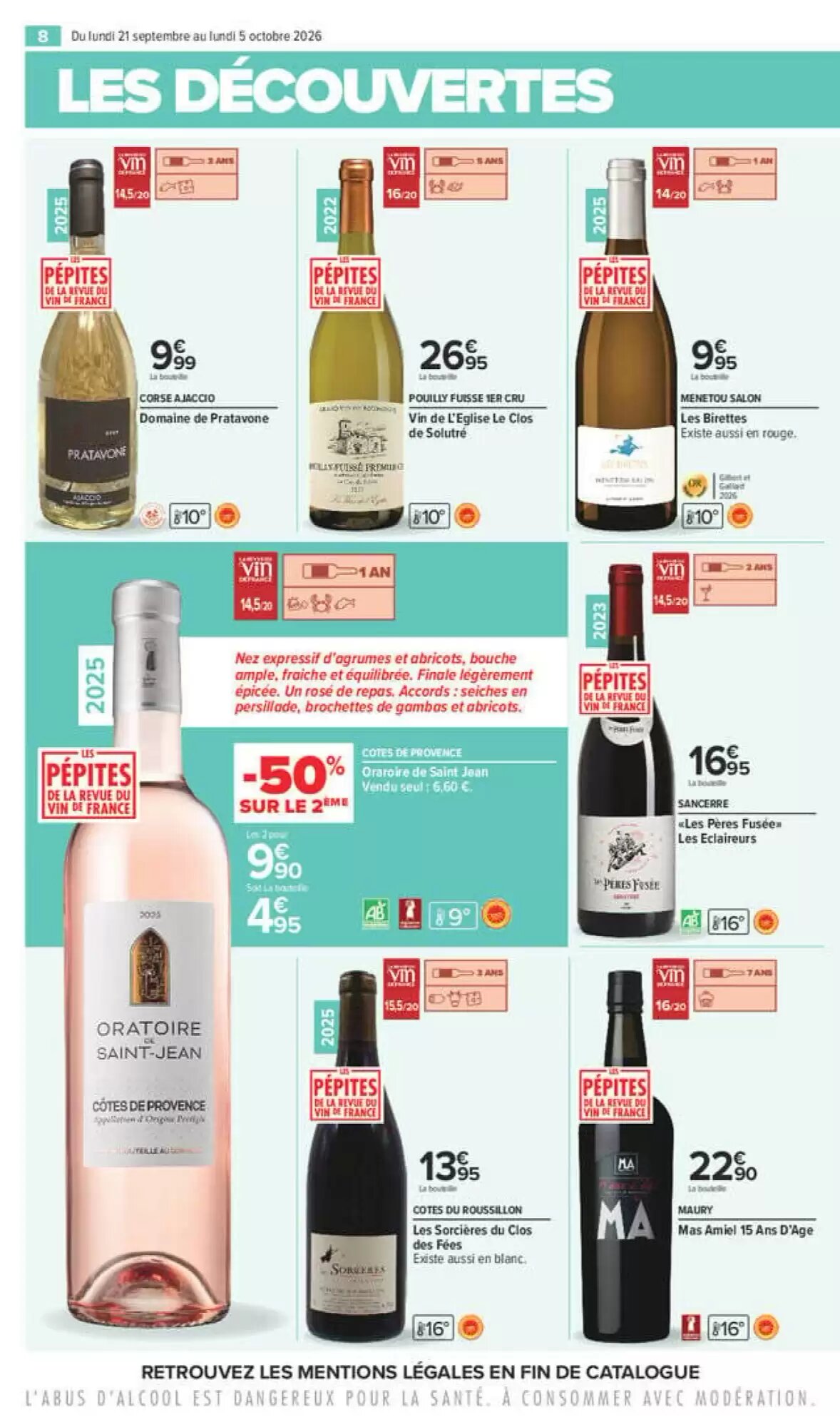 Prospectus promotionnel Carrefour valable à partir du 21/09/2026 - Page 8.
