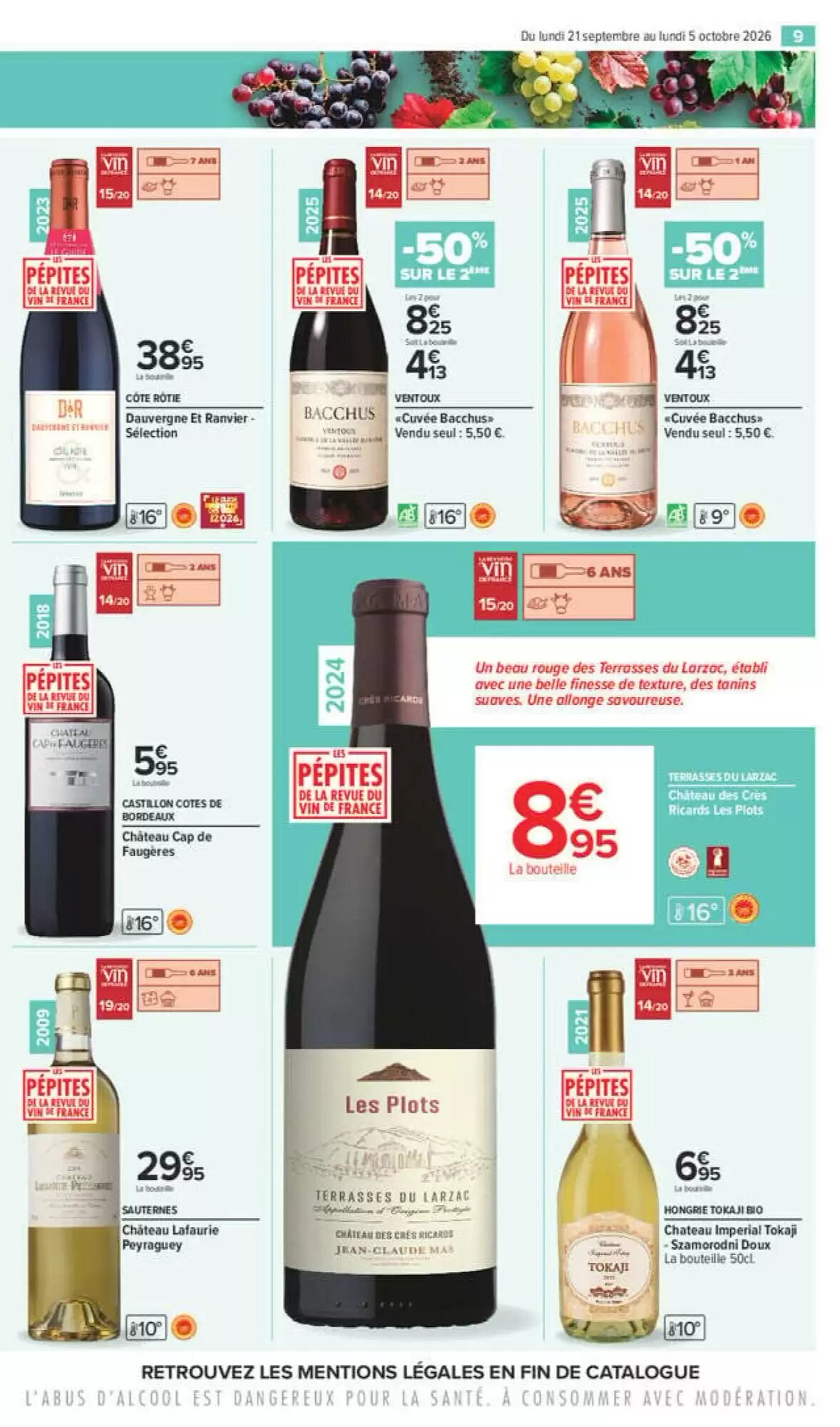 Prospectus promotionnel Carrefour valable à partir du 21/09/2026 - Page 9.
