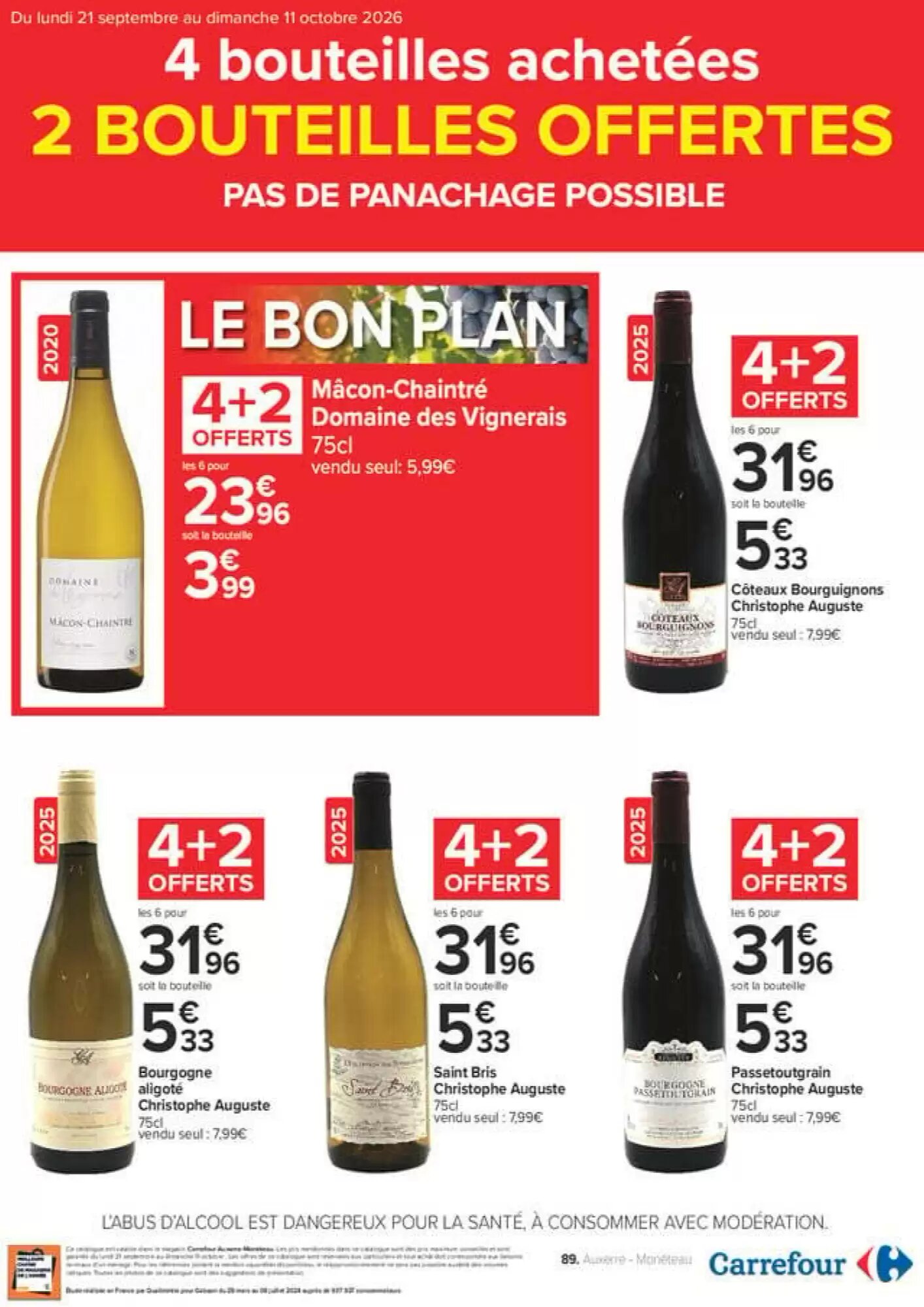 Prospectus promotionnel Carrefour valable à partir du 21/09/2026 - Page 10.