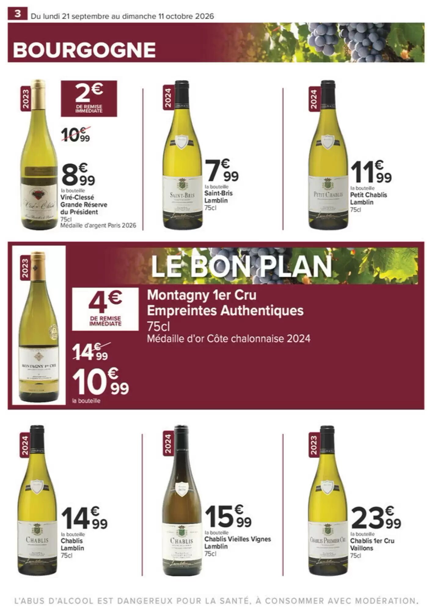 Prospectus promotionnel Carrefour valable à partir du 21/09/2026 - Page 3.