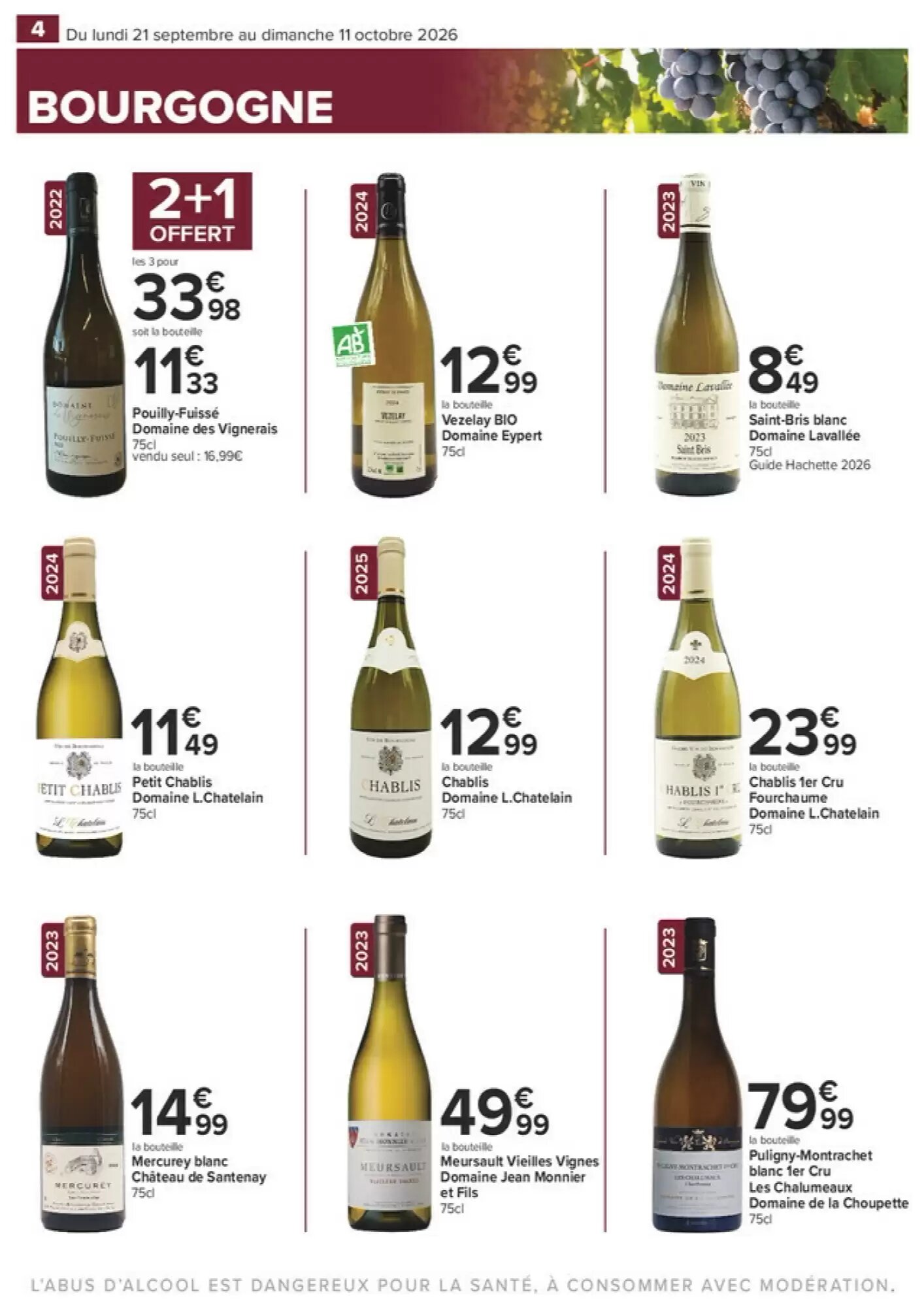 Prospectus promotionnel Carrefour valable à partir du 21/09/2026 - Page 4.