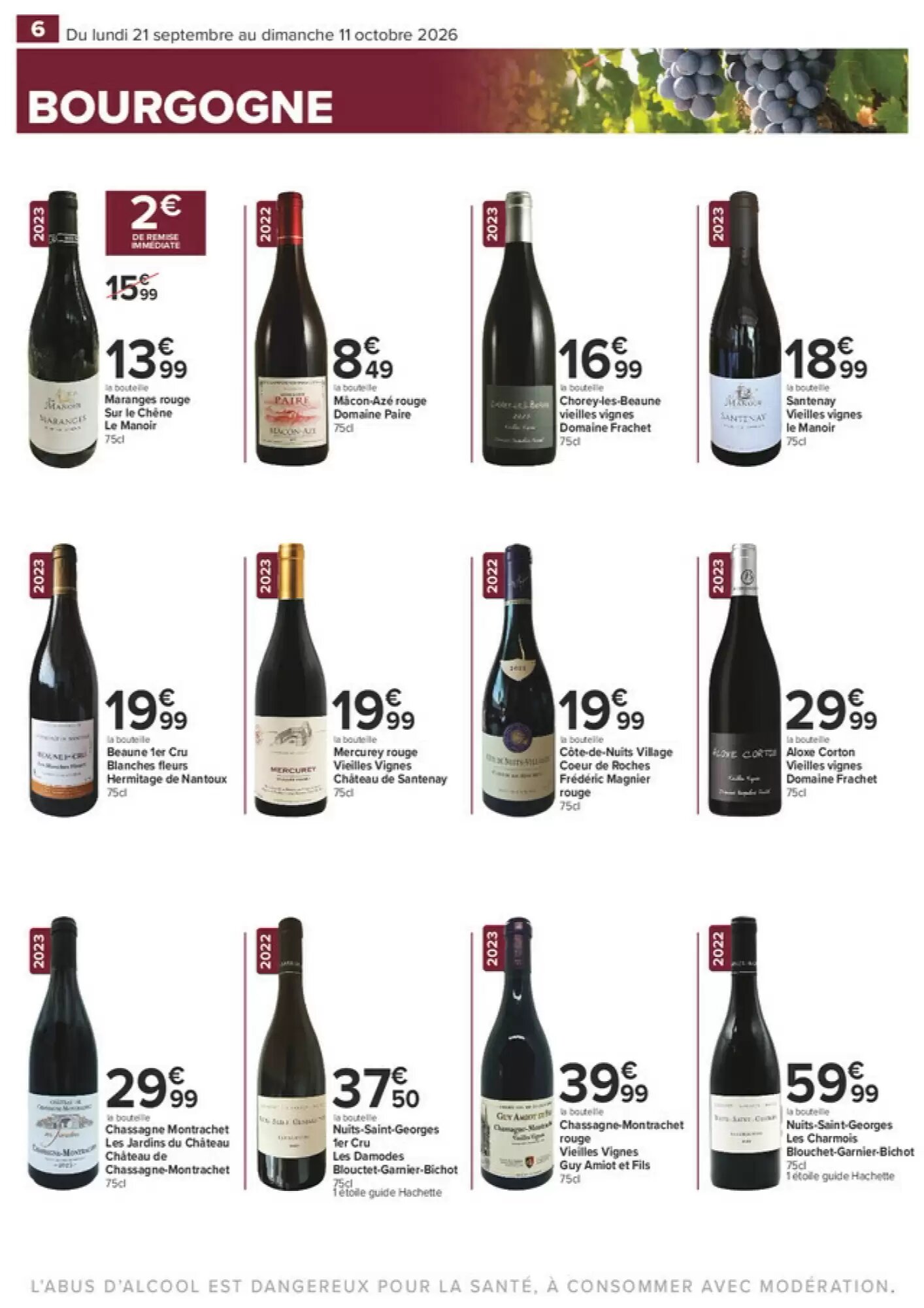 Prospectus promotionnel Carrefour valable à partir du 21/09/2026 - Page 6.