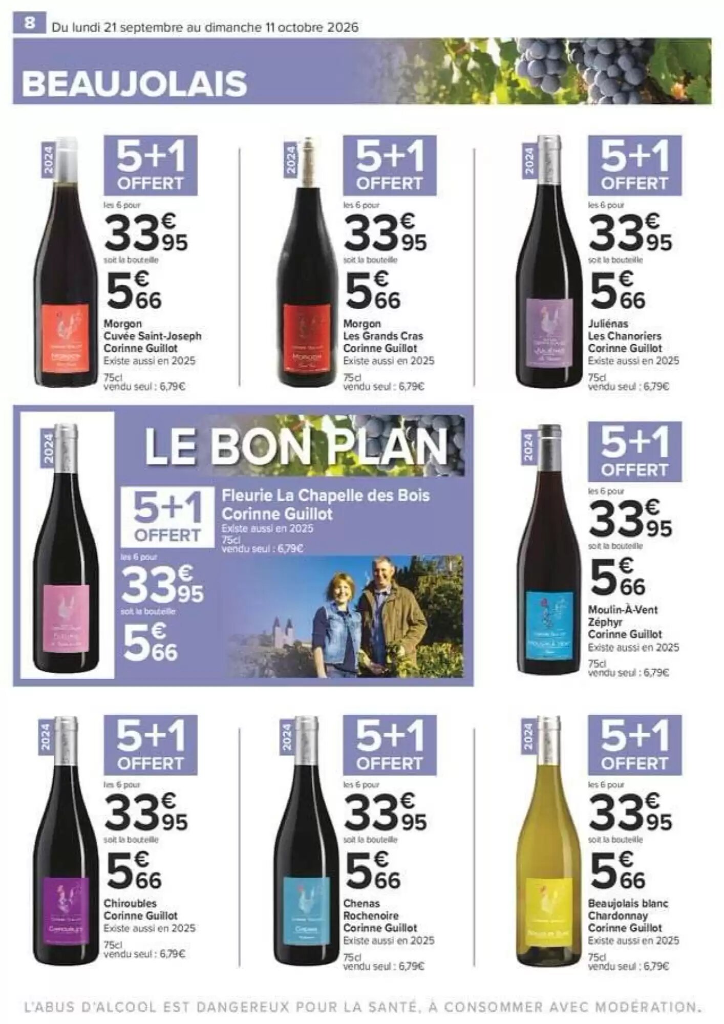 Prospectus promotionnel Carrefour valable à partir du 21/09/2026 - Page 8.