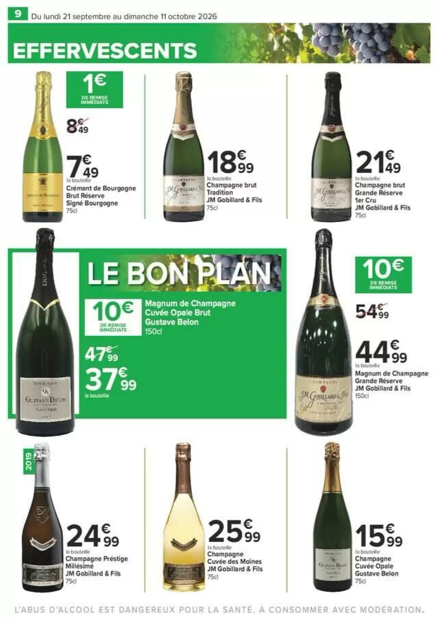 Prospectus promotionnel Carrefour valable à partir du 21/09/2026 - Page 9.