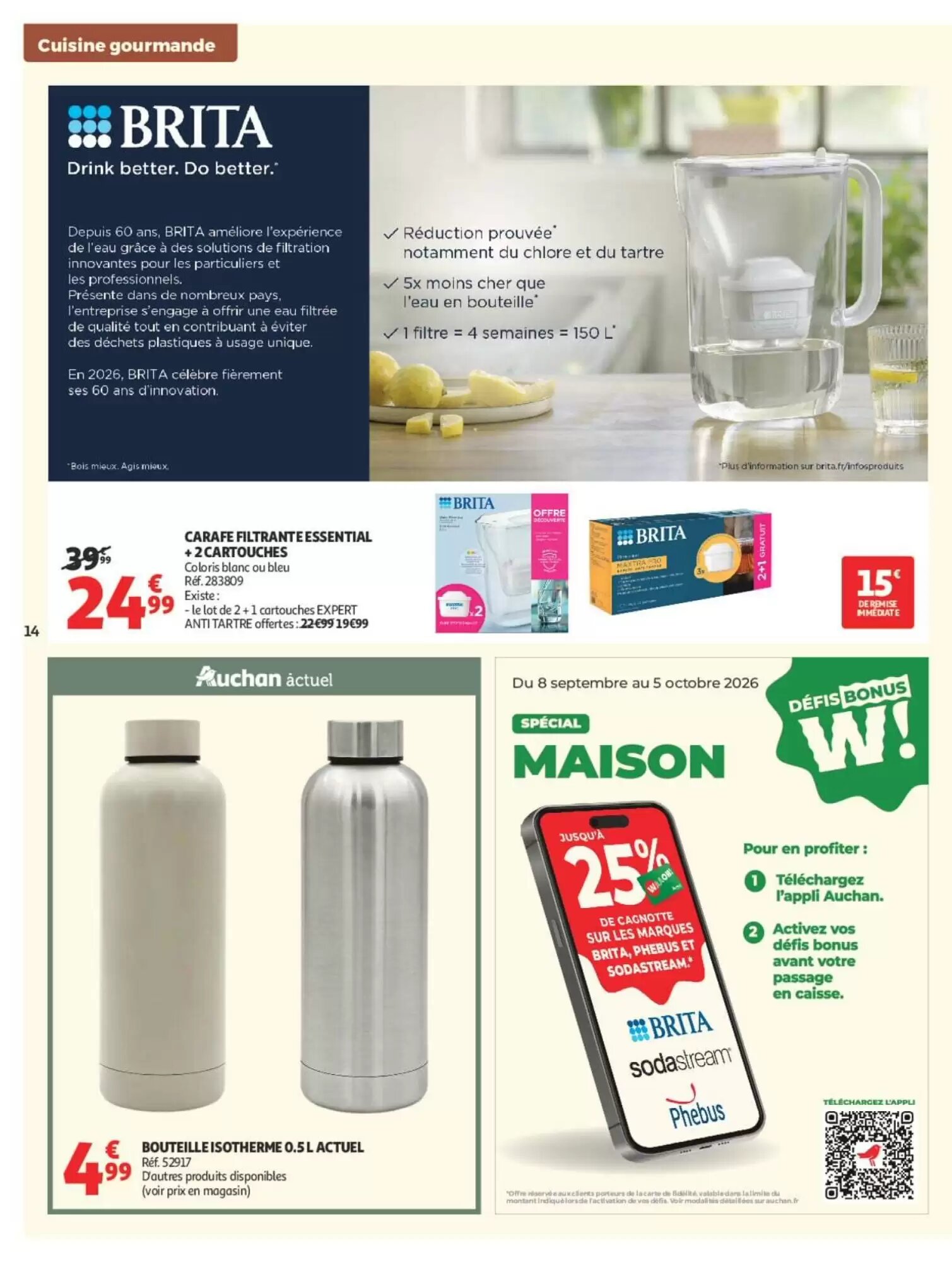 Prospectus promotionnel Carrefour valable à partir du 21/09/2026 - Page 14.