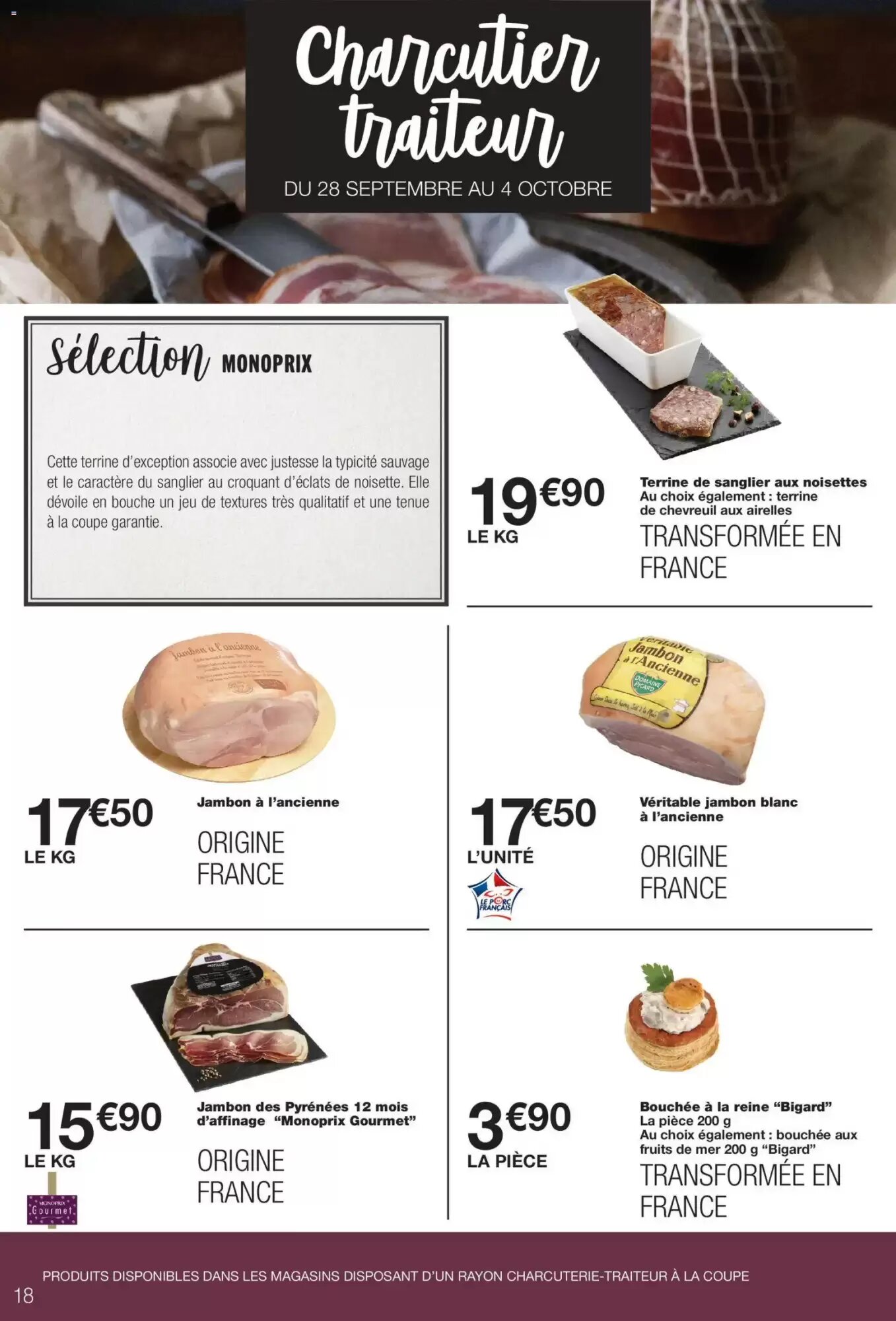 Prospectus promotionnel METRO valable à partir du 21/09/2026 - Page 18.