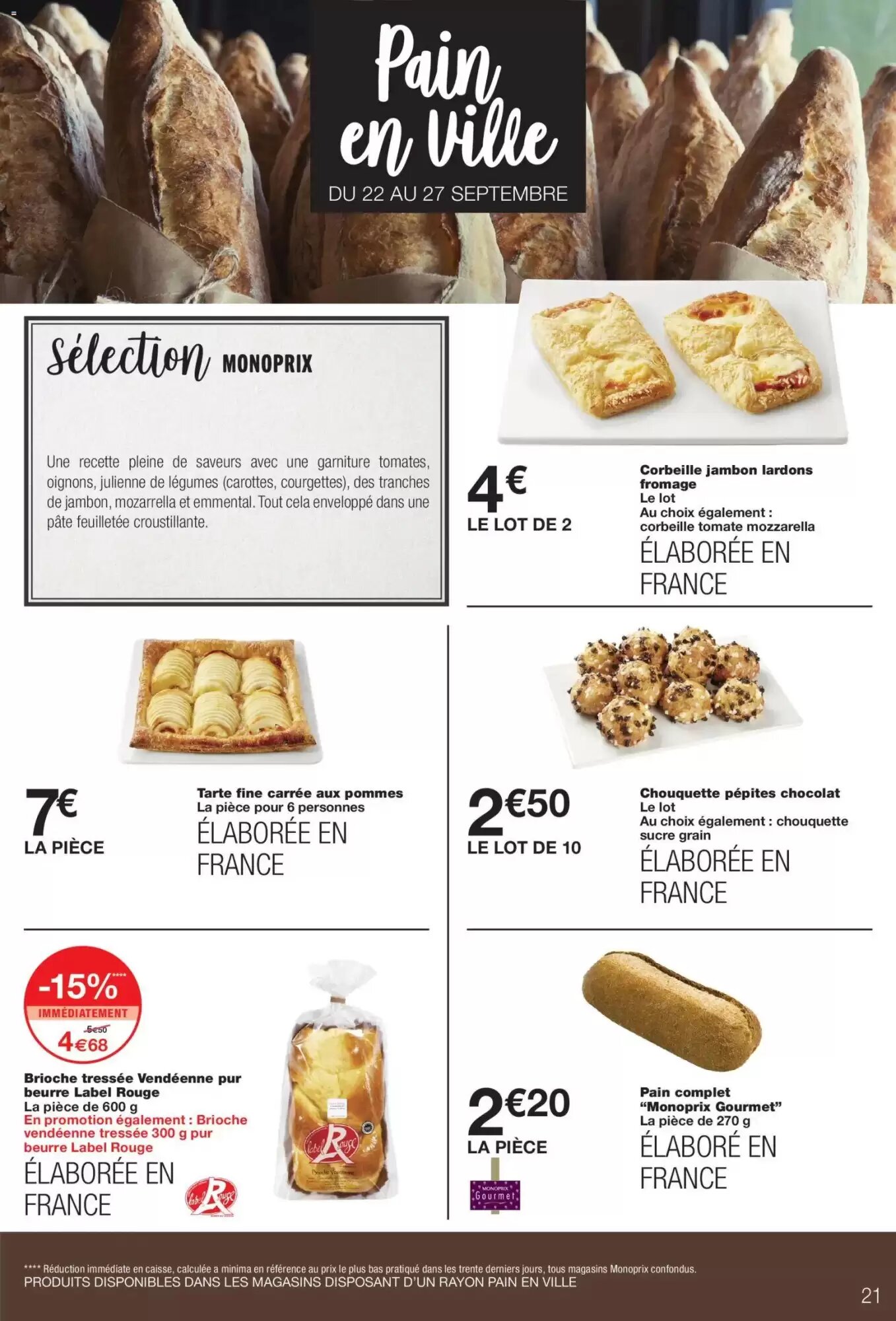 Prospectus promotionnel METRO valable à partir du 21/09/2026 - Page 21.
