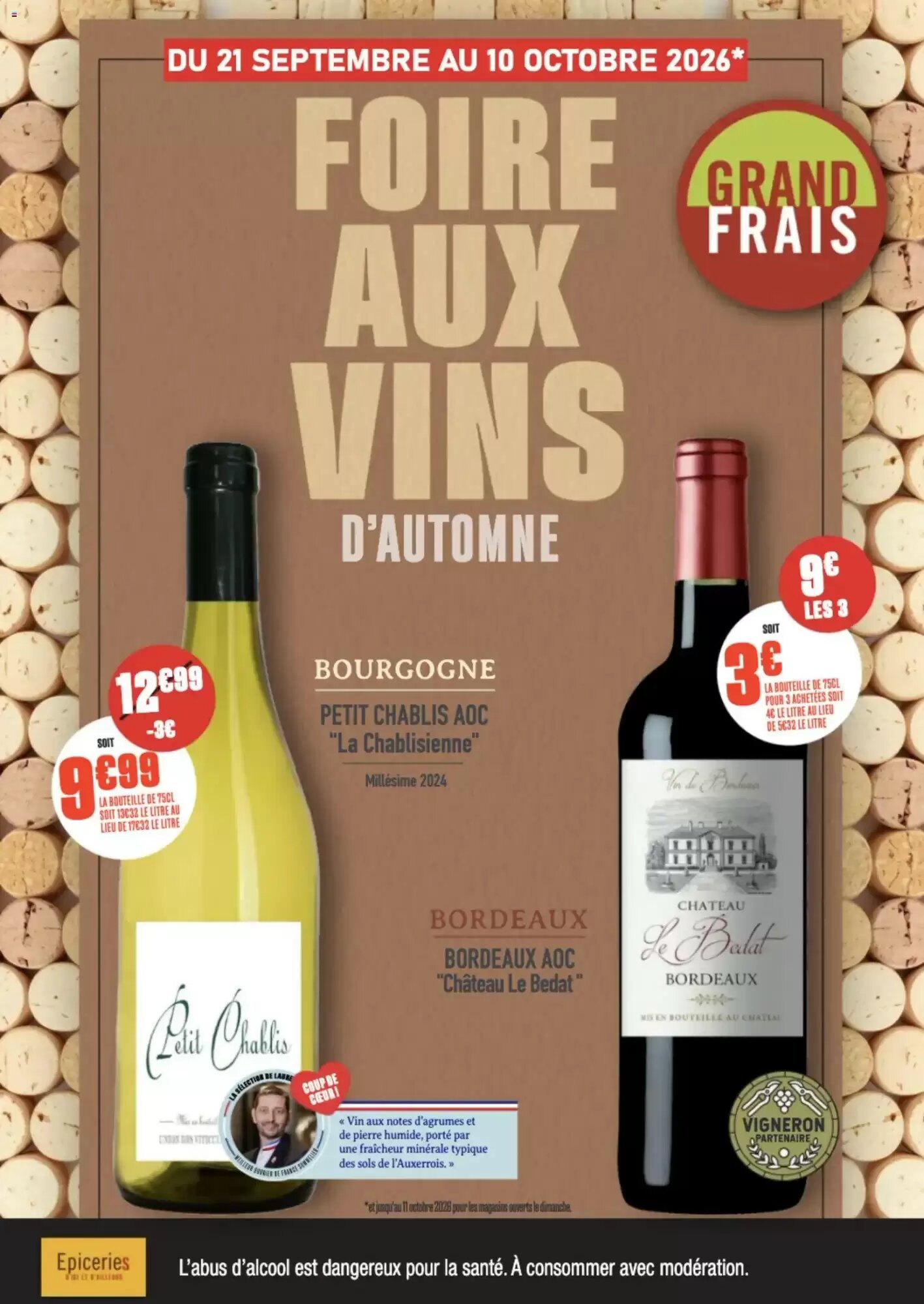 Prospectus promotionnel Grand Frais valable à partir du 21/09/2026 - Page 1.