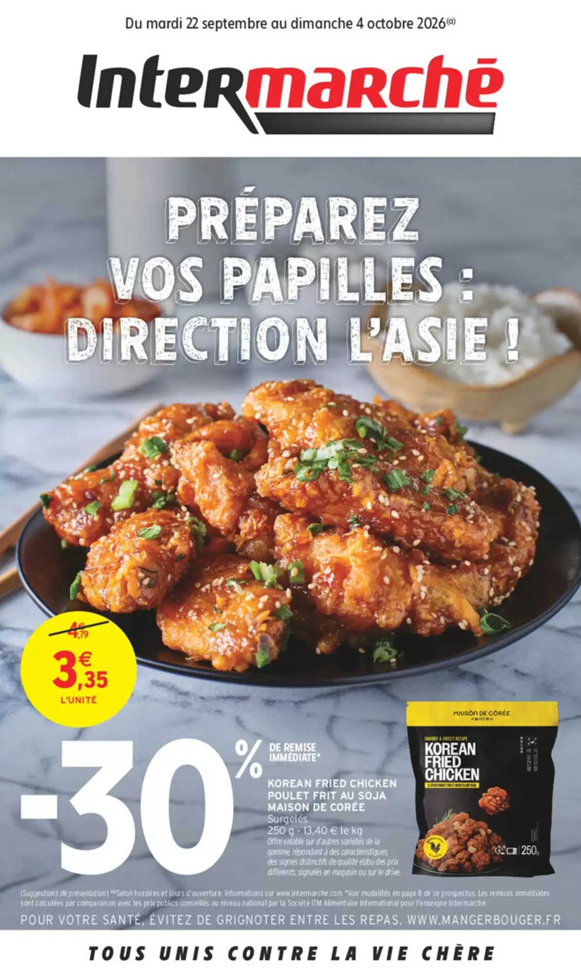 Prospectus promotionnel Intermarché valable à partir du 22/09/2026 - Page 1.