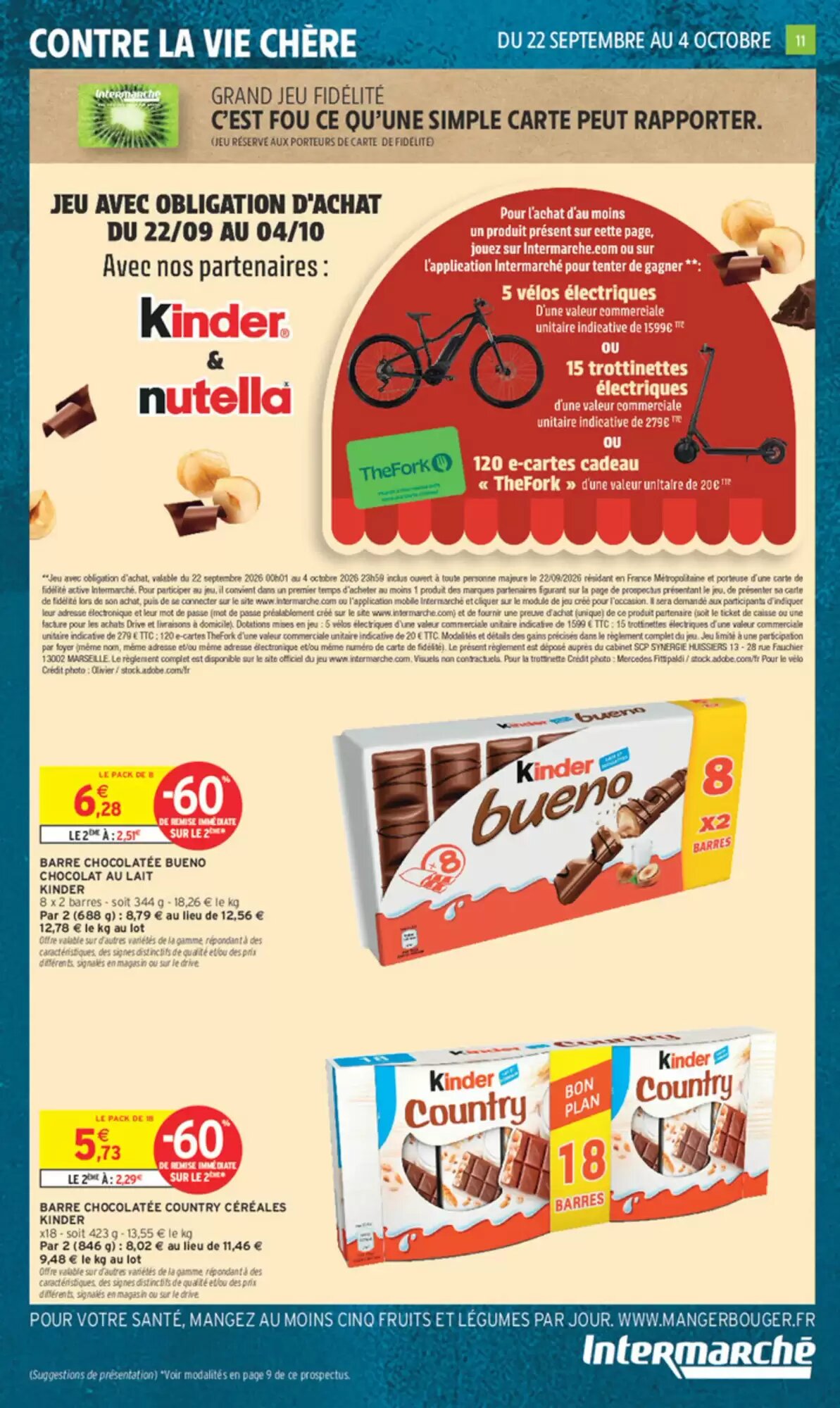 Prospectus promotionnel Intermarché valable à partir du 22/09/2026 - Page 11.