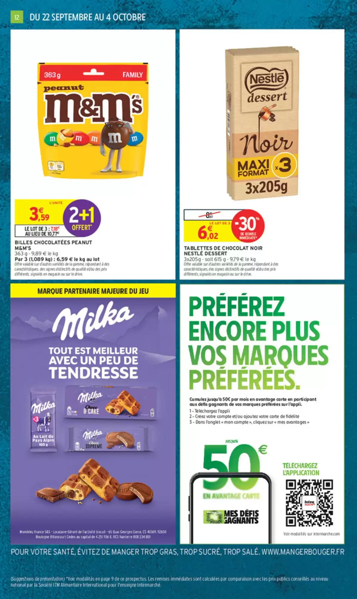 Prospectus promotionnel Intermarché valable à partir du 22/09/2026 - Page 12.
