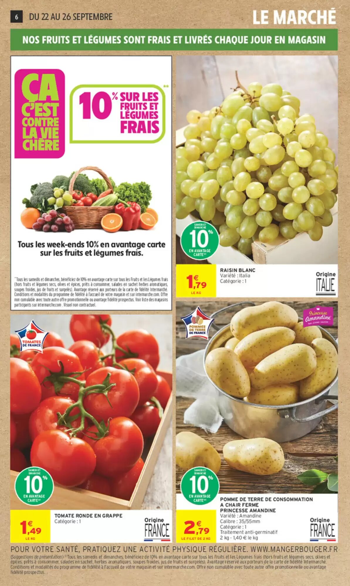 Prospectus promotionnel Intermarché valable à partir du 22/09/2026 - Page 6.