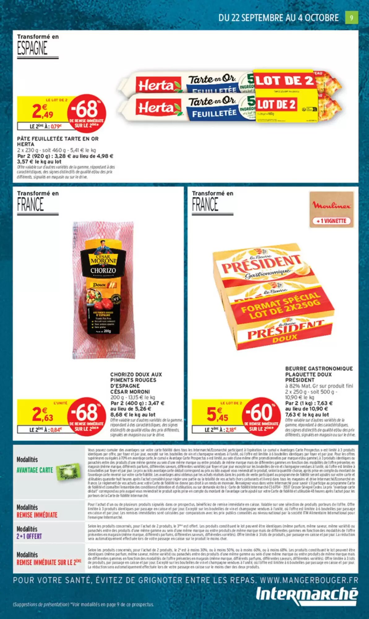 Prospectus promotionnel Intermarché valable à partir du 22/09/2026 - Page 9.