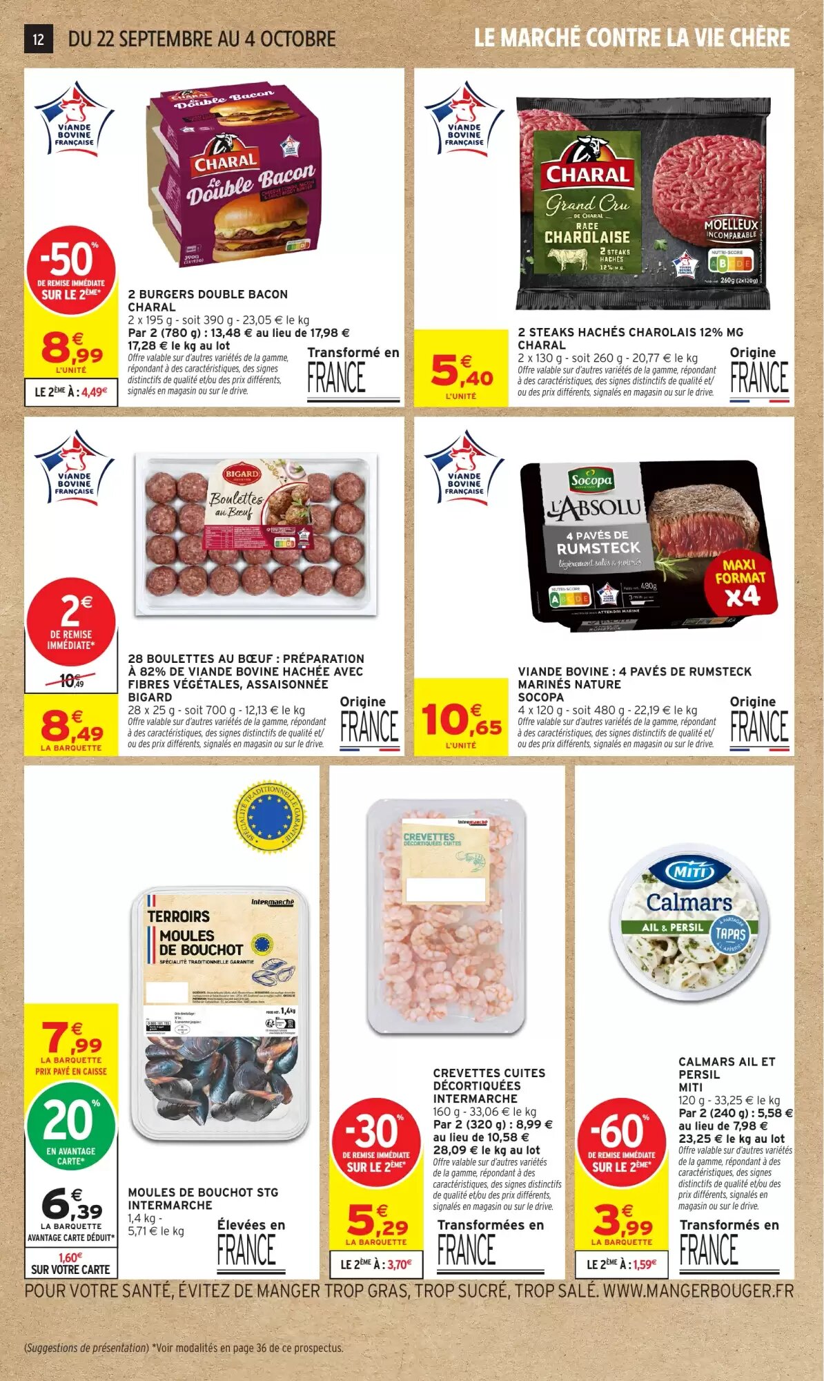 Prospectus promotionnel Intermarché valable à partir du 22/09/2026 - Page 12.