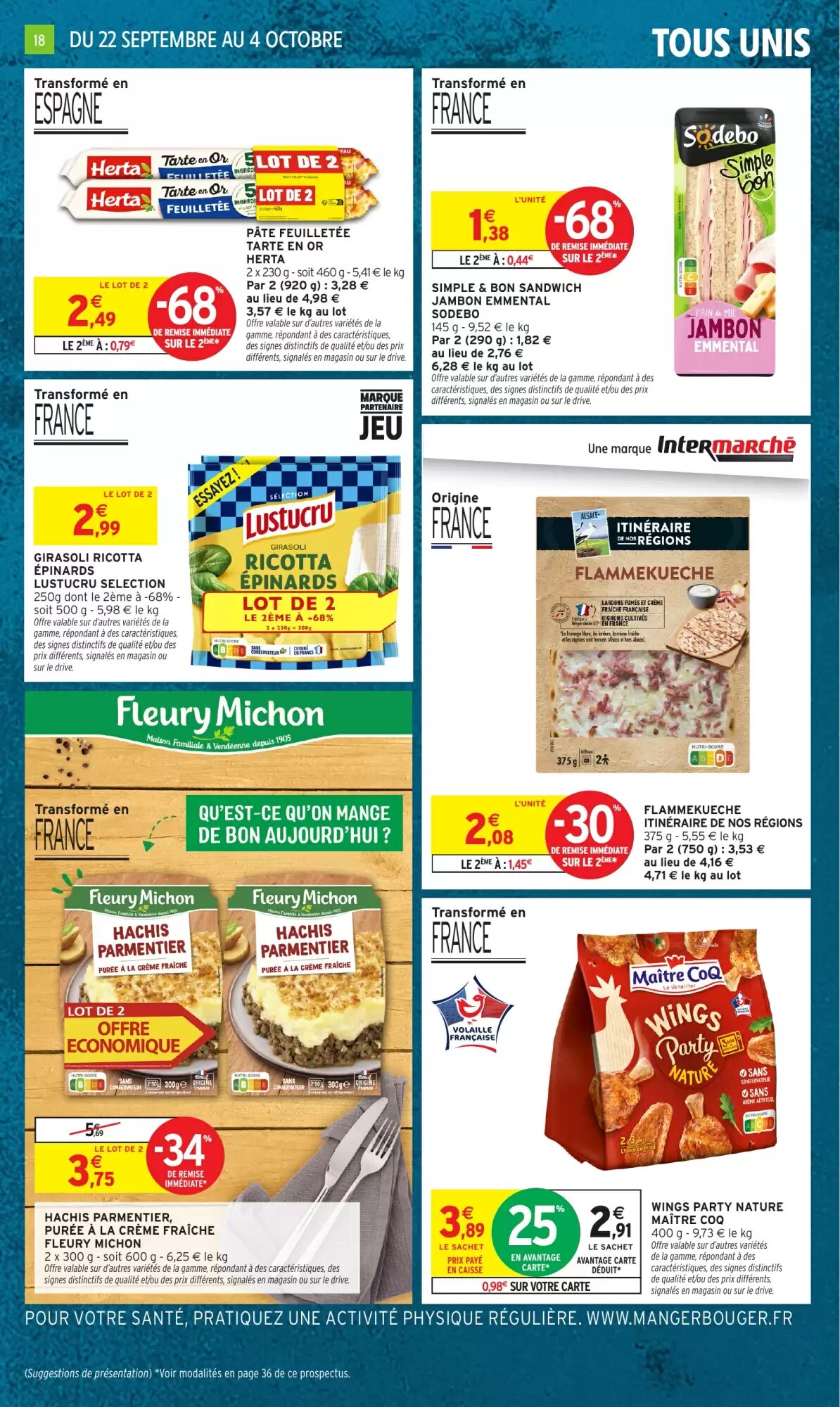 Prospectus promotionnel Intermarché valable à partir du 22/09/2026 - Page 18.