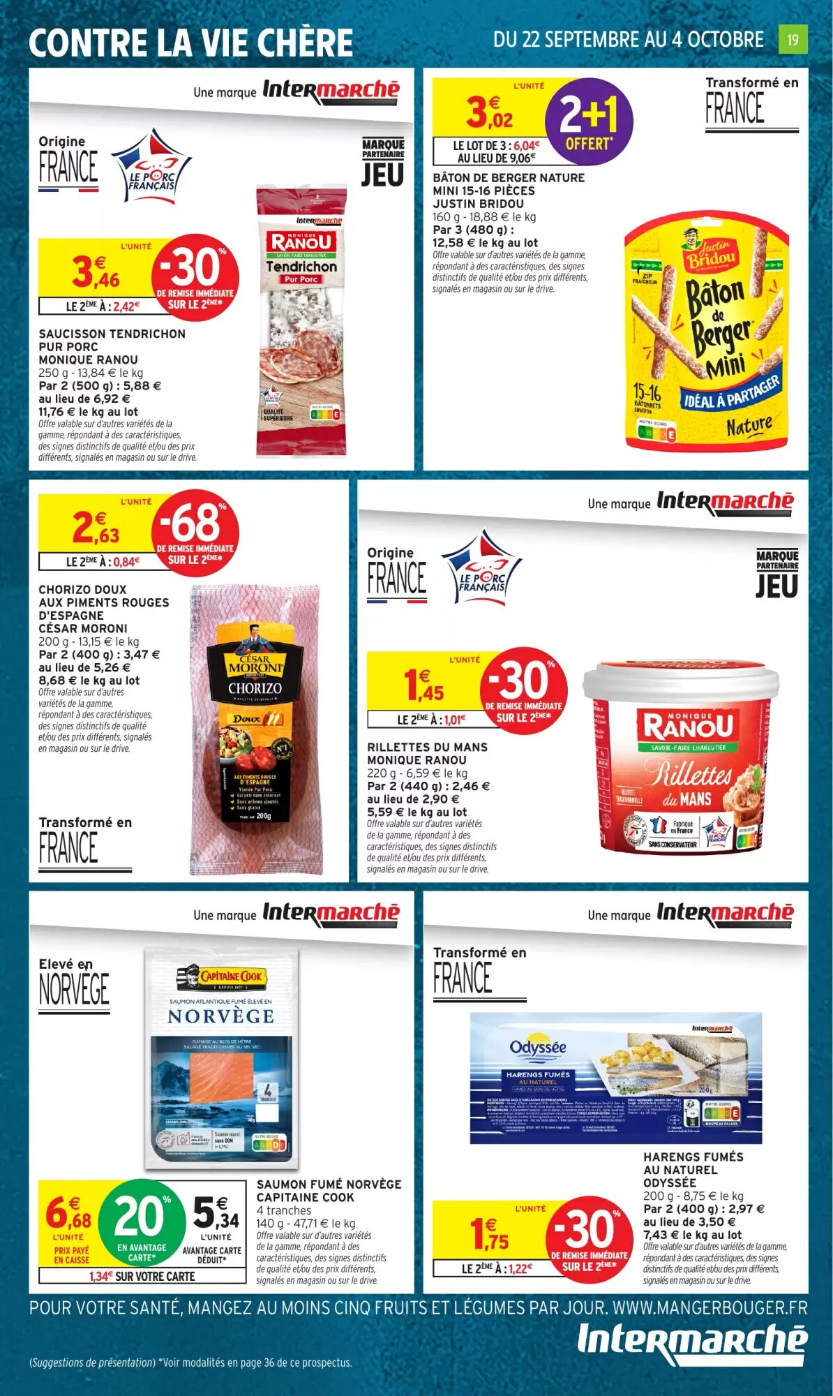 Prospectus promotionnel Intermarché valable à partir du 22/09/2026 - Page 19.