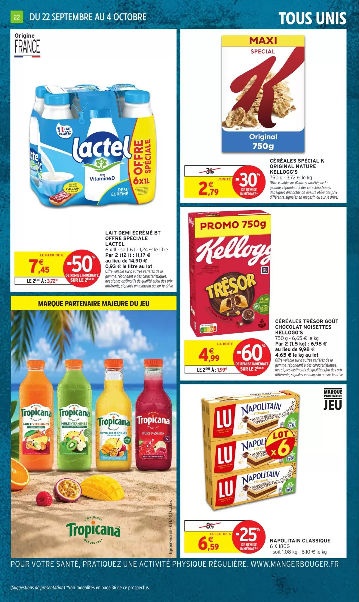 Prospectus promotionnel Intermarché valable à partir du 22/09/2026 - Page 22.