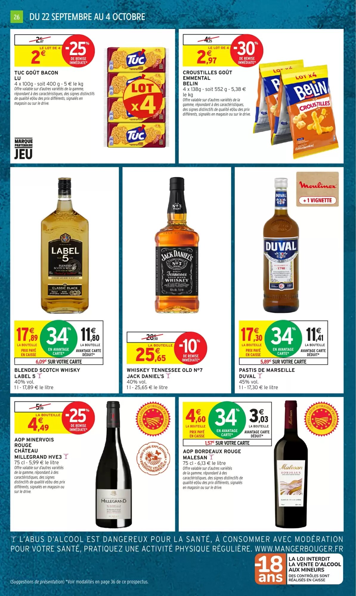 Prospectus promotionnel Intermarché valable à partir du 22/09/2026 - Page 26.