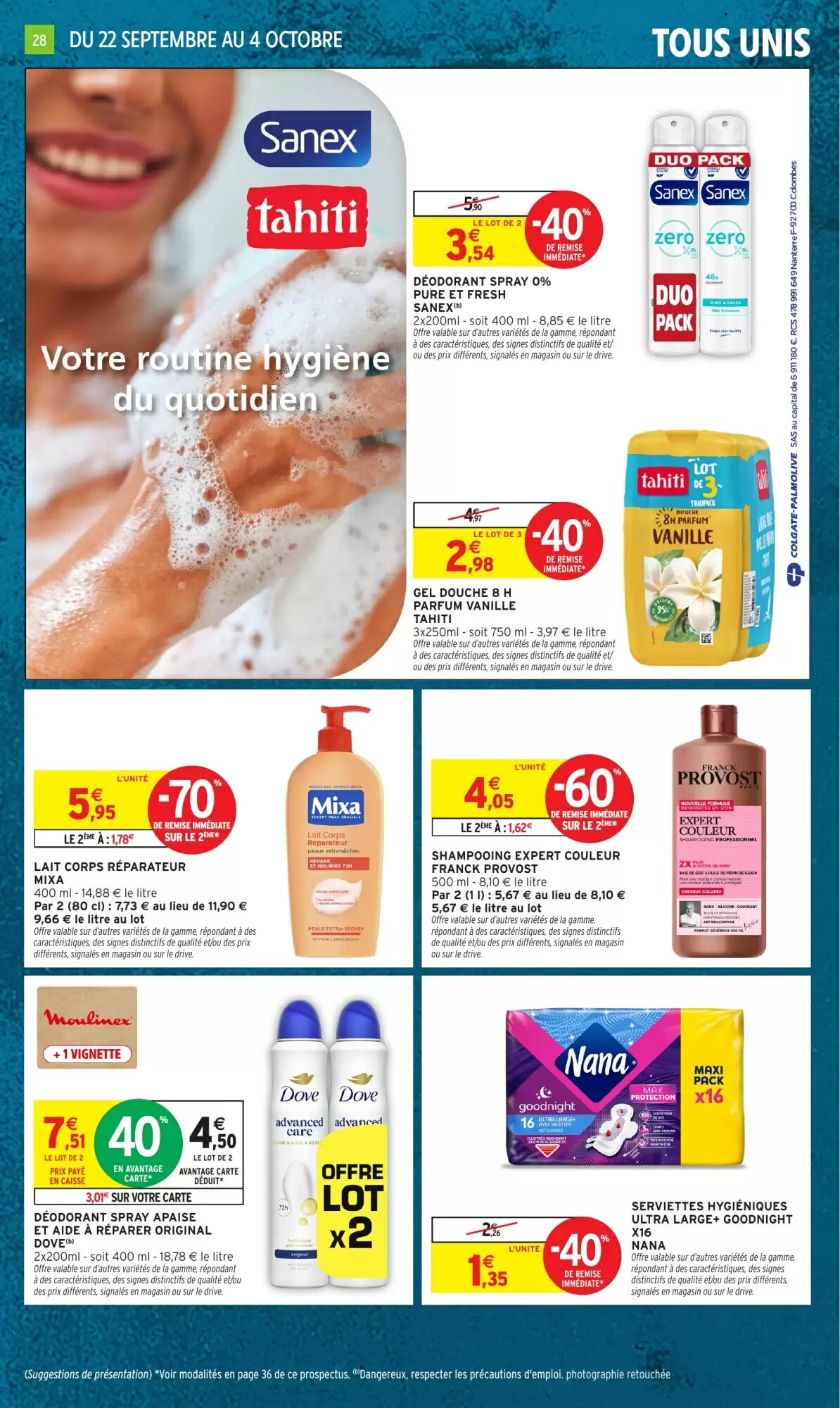 Prospectus promotionnel Intermarché valable à partir du 22/09/2026 - Page 28.