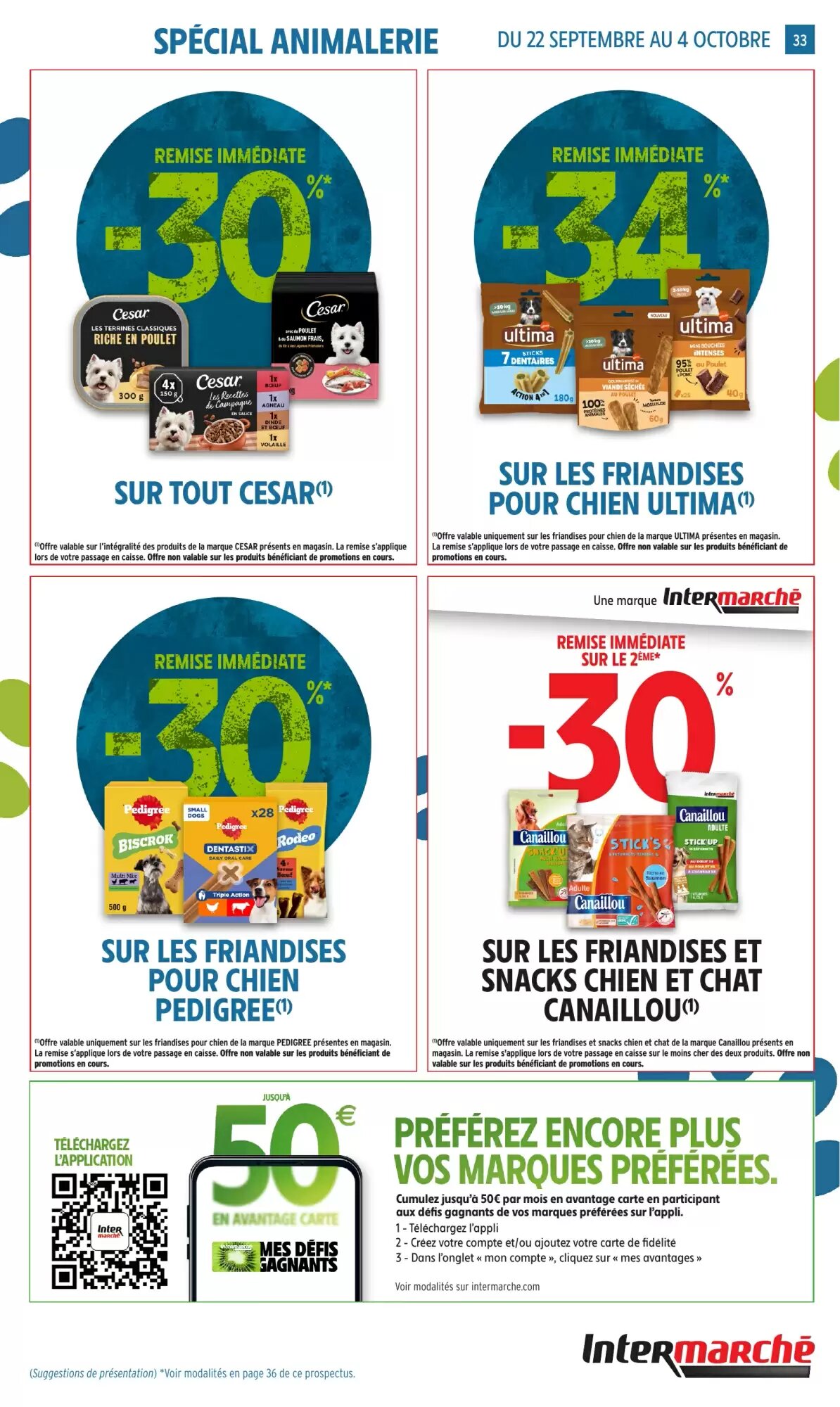 Prospectus promotionnel Intermarché valable à partir du 22/09/2026 - Page 33.