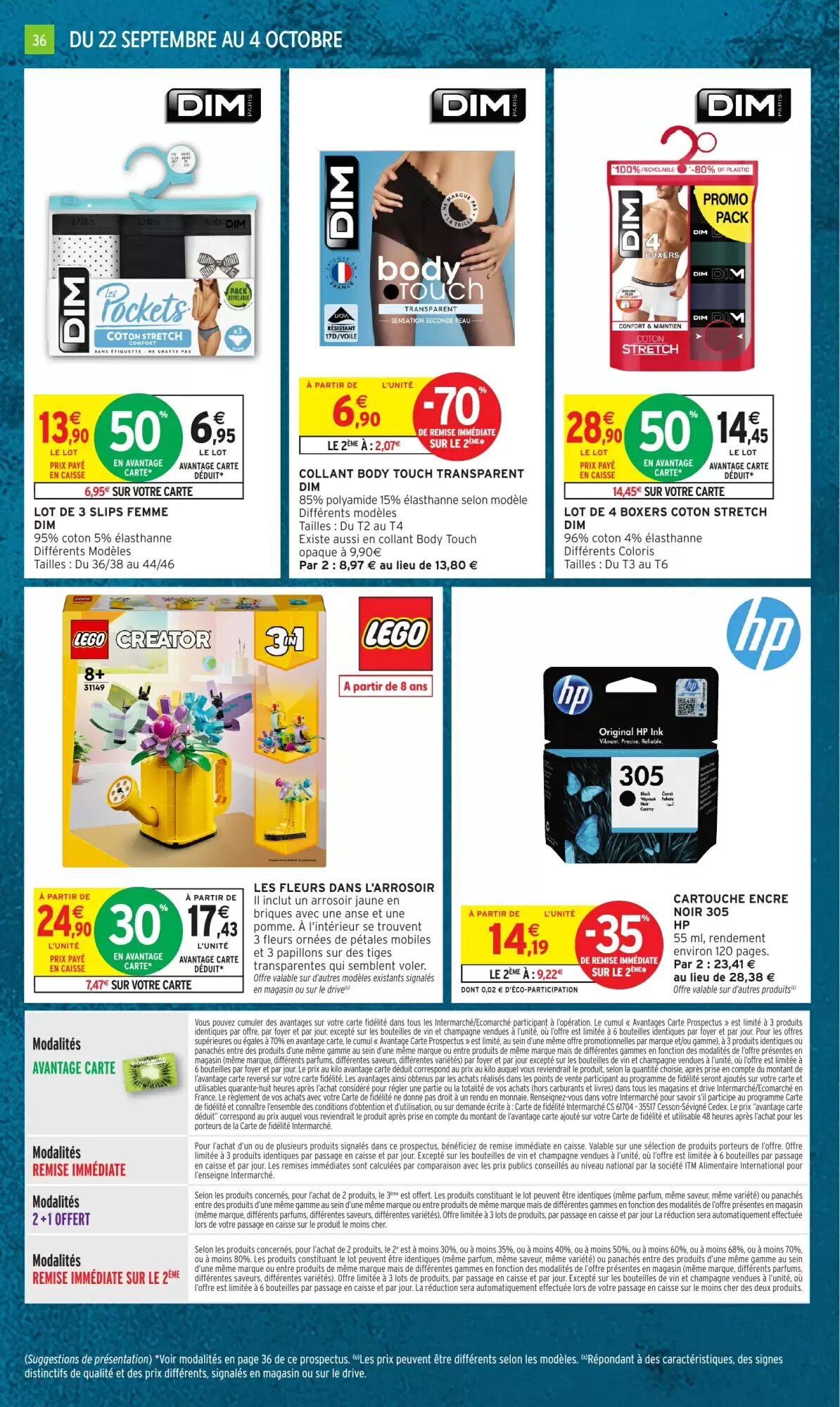 Prospectus promotionnel Intermarché valable à partir du 22/09/2026 - Page 36.
