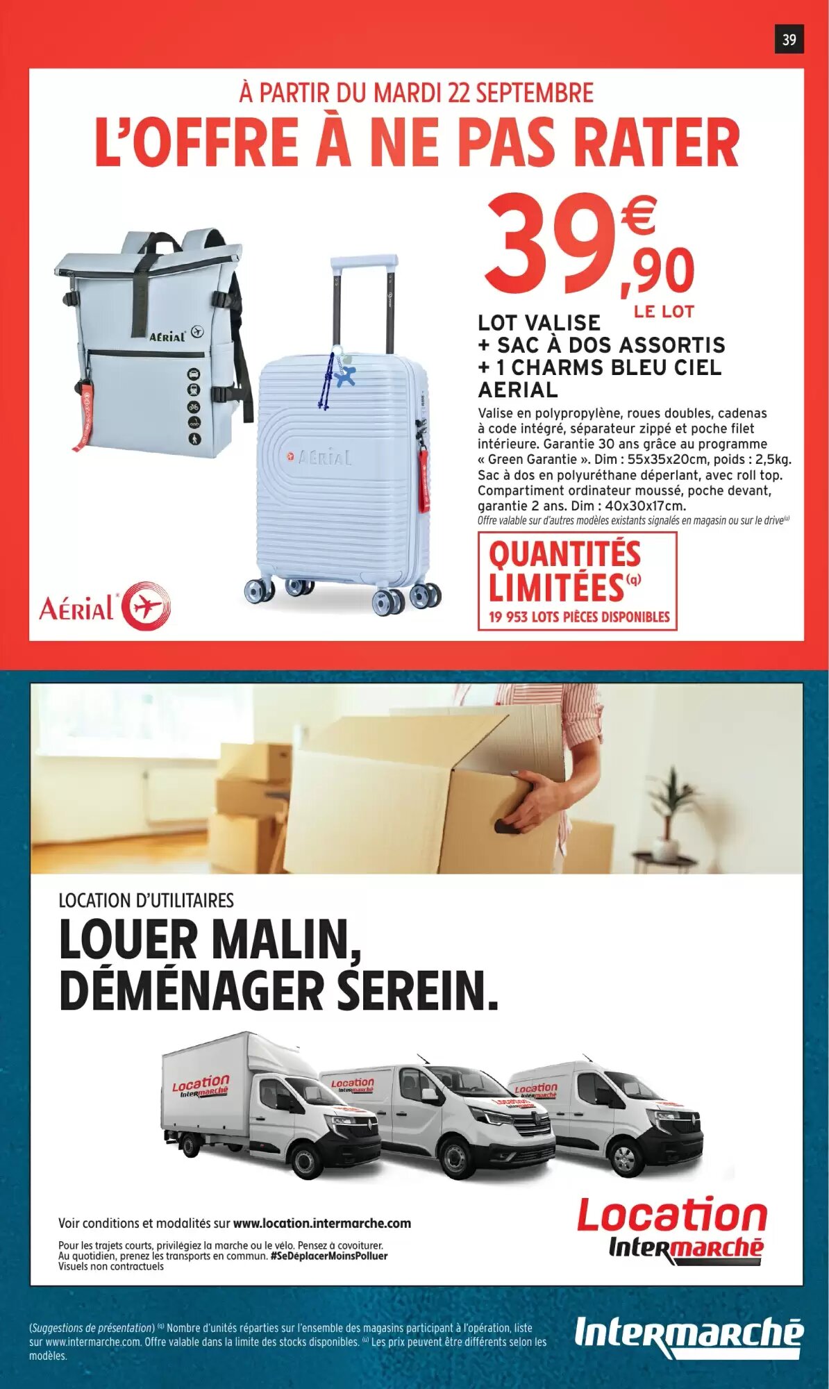 Prospectus promotionnel Intermarché valable à partir du 22/09/2026 - Page 39.