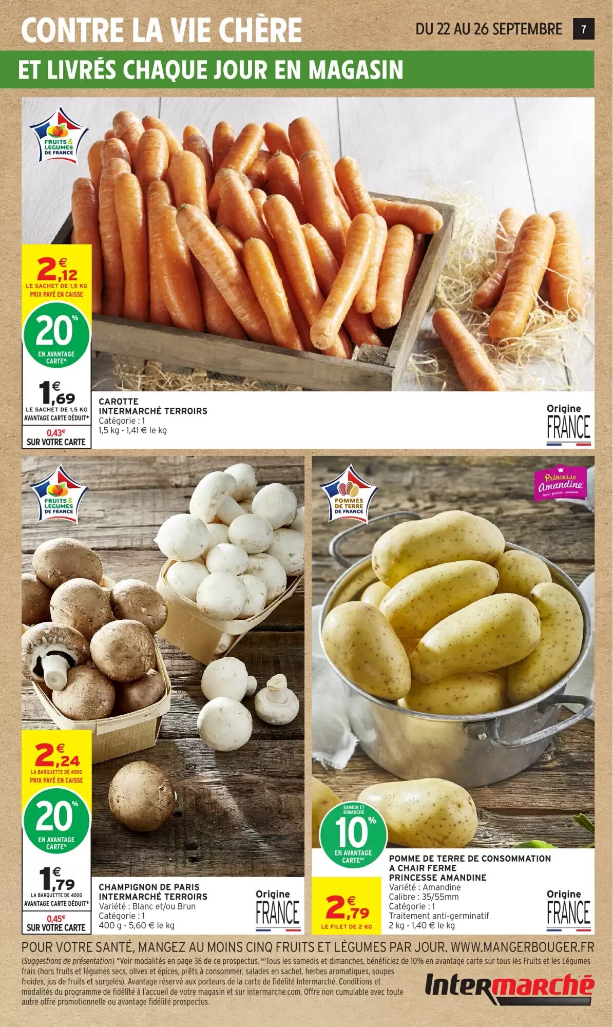Prospectus promotionnel Intermarché valable à partir du 22/09/2026 - Page 7.