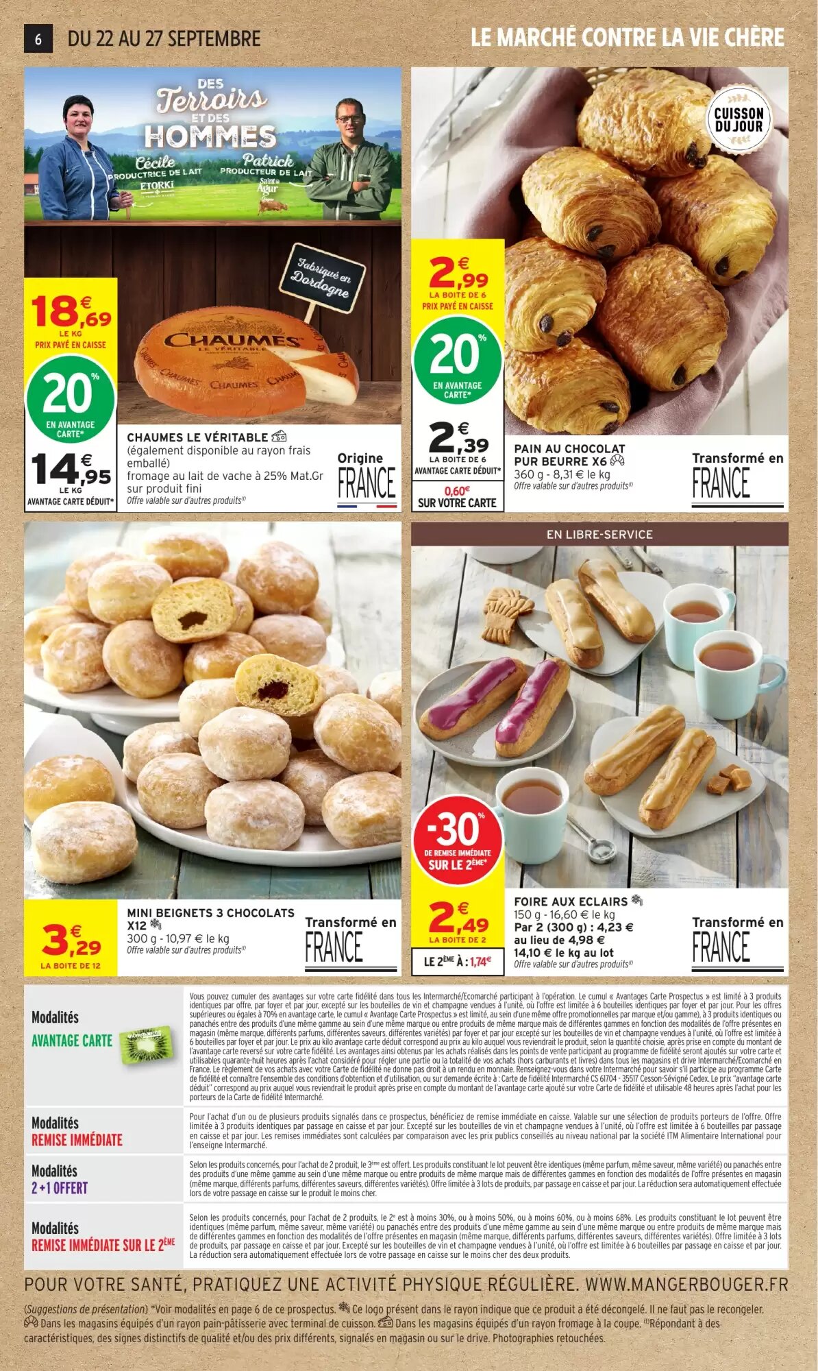 Prospectus promotionnel Intermarché valable à partir du 22/09/2026 - Page 6.