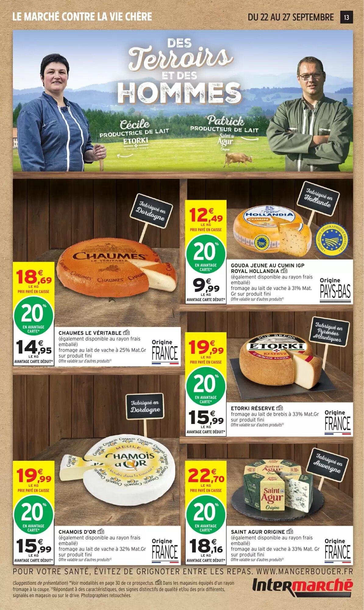 Prospectus promotionnel Intermarché Hyper valable à partir du 22/09/2026 - Page 13.