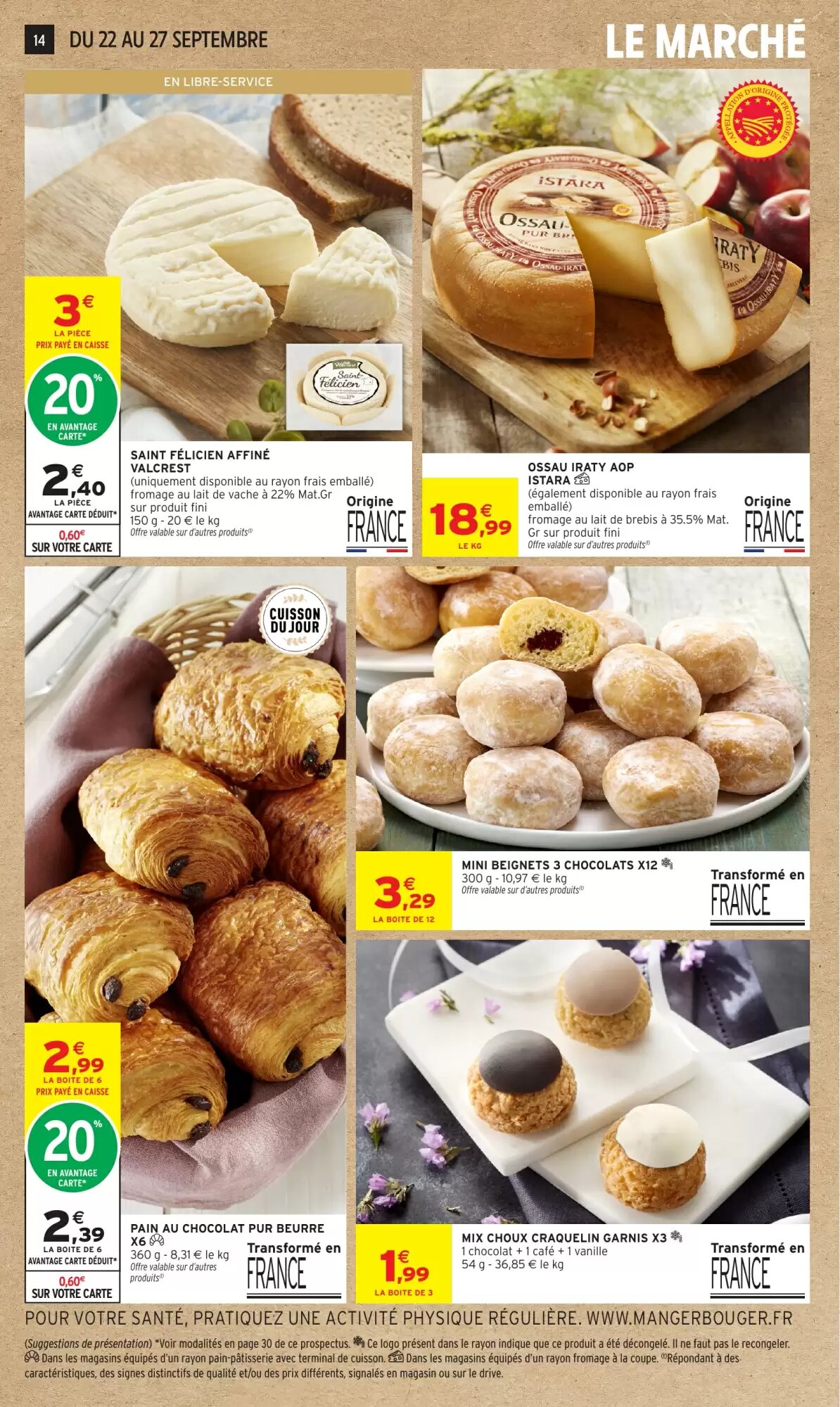 Prospectus promotionnel Intermarché Hyper valable à partir du 22/09/2026 - Page 14.