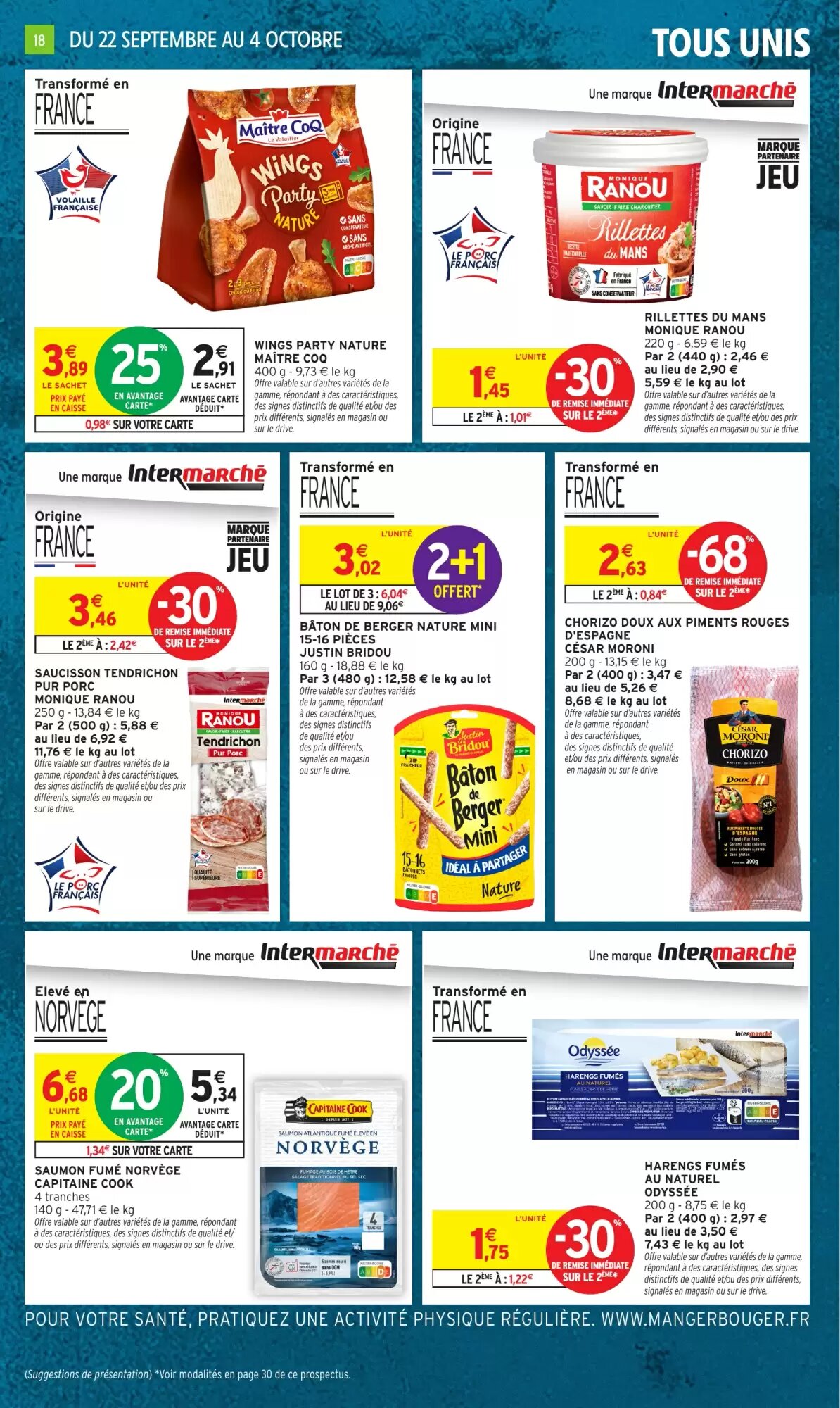 Prospectus promotionnel Intermarché Hyper valable à partir du 22/09/2026 - Page 18.