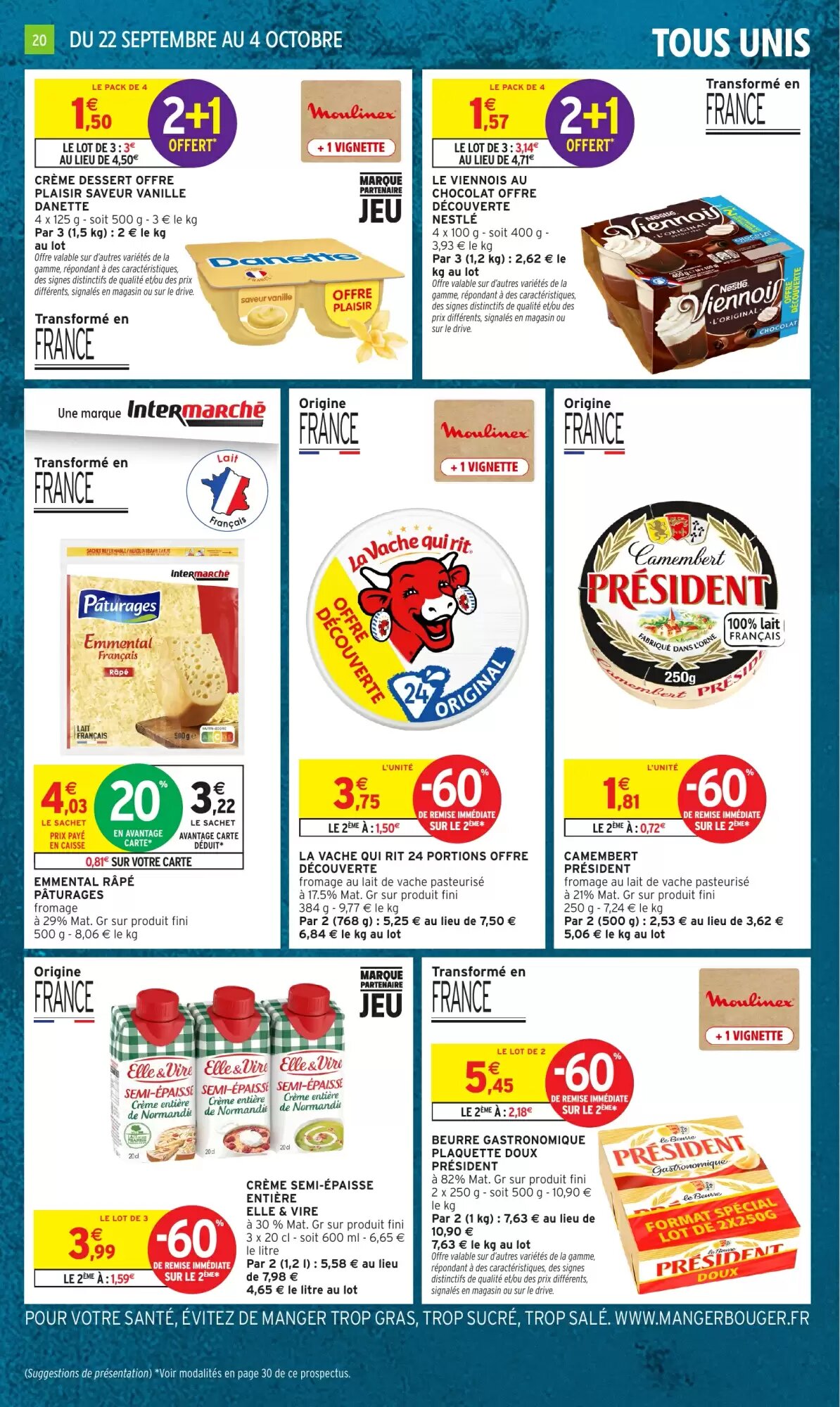 Prospectus promotionnel Intermarché Hyper valable à partir du 22/09/2026 - Page 20.