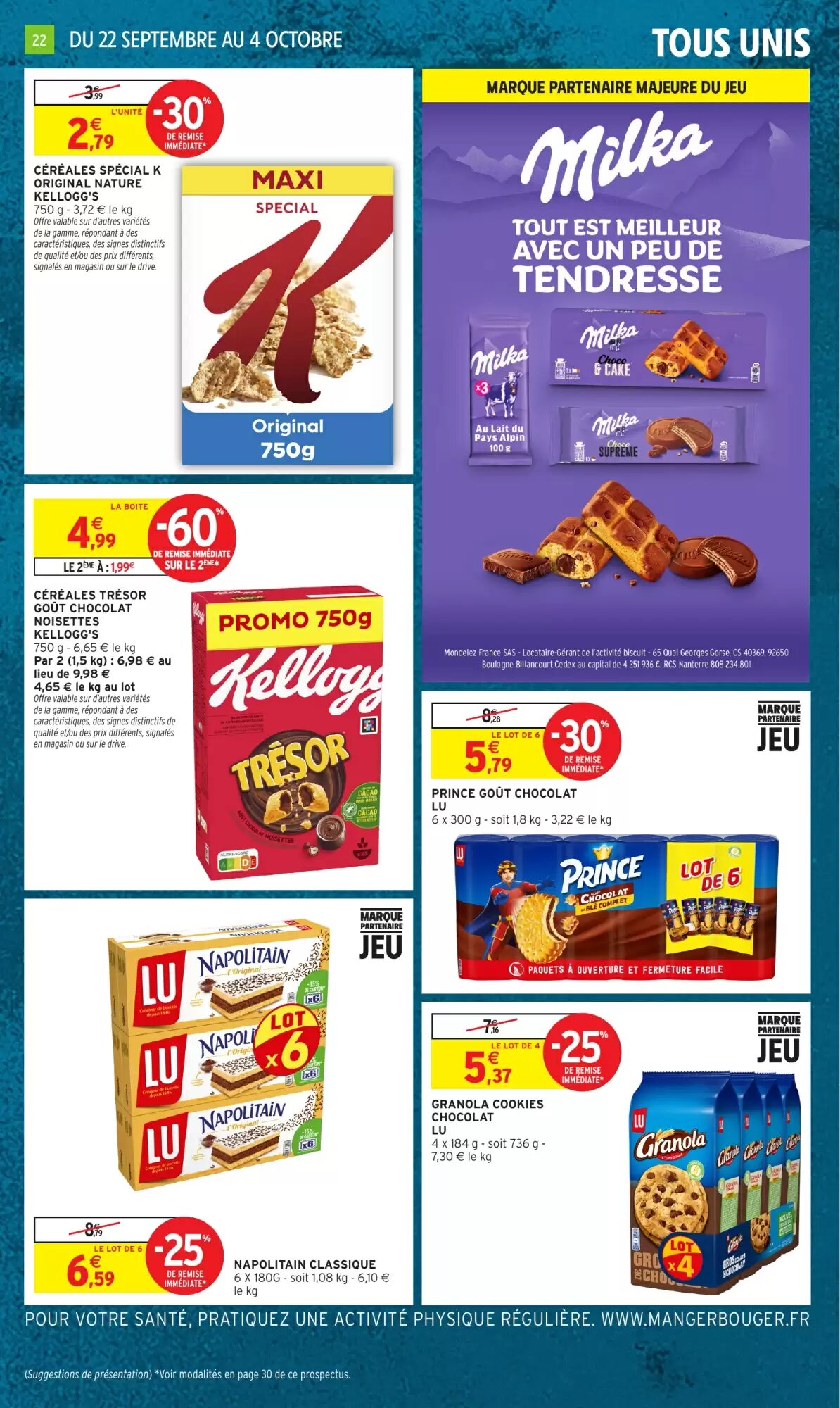 Prospectus promotionnel Intermarché Hyper valable à partir du 22/09/2026 - Page 22.