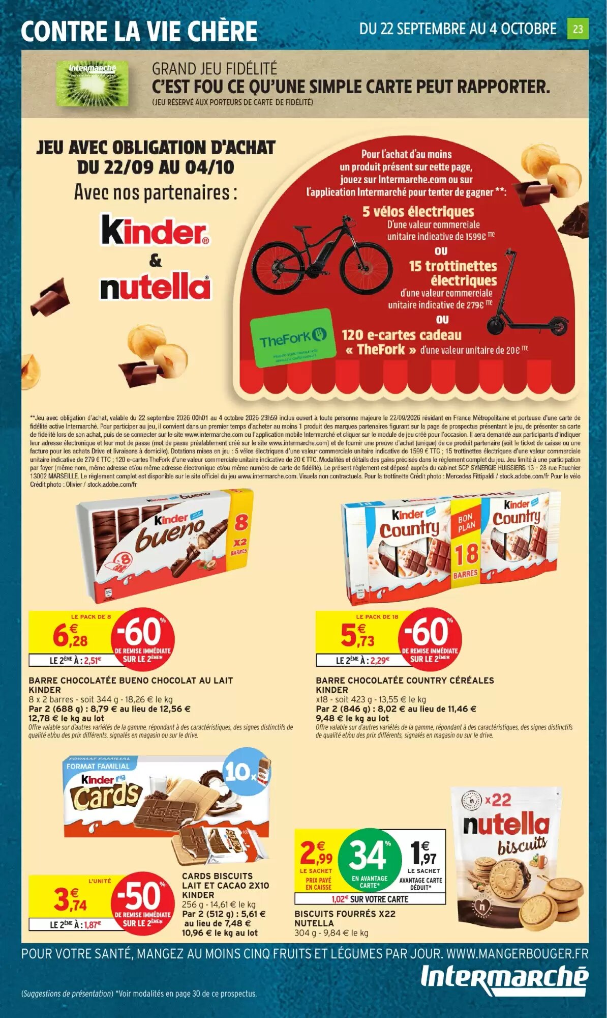 Prospectus promotionnel Intermarché Hyper valable à partir du 22/09/2026 - Page 23.