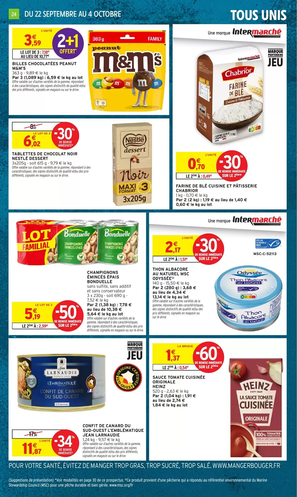Prospectus promotionnel Intermarché Hyper valable à partir du 22/09/2026 - Page 24.