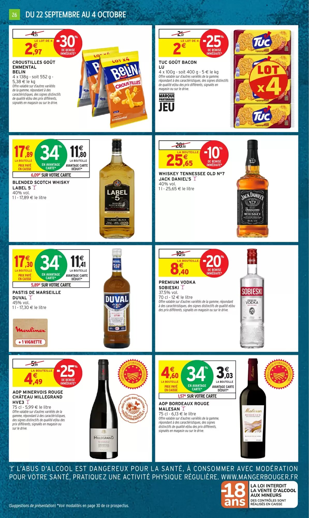 Prospectus promotionnel Intermarché Hyper valable à partir du 22/09/2026 - Page 26.