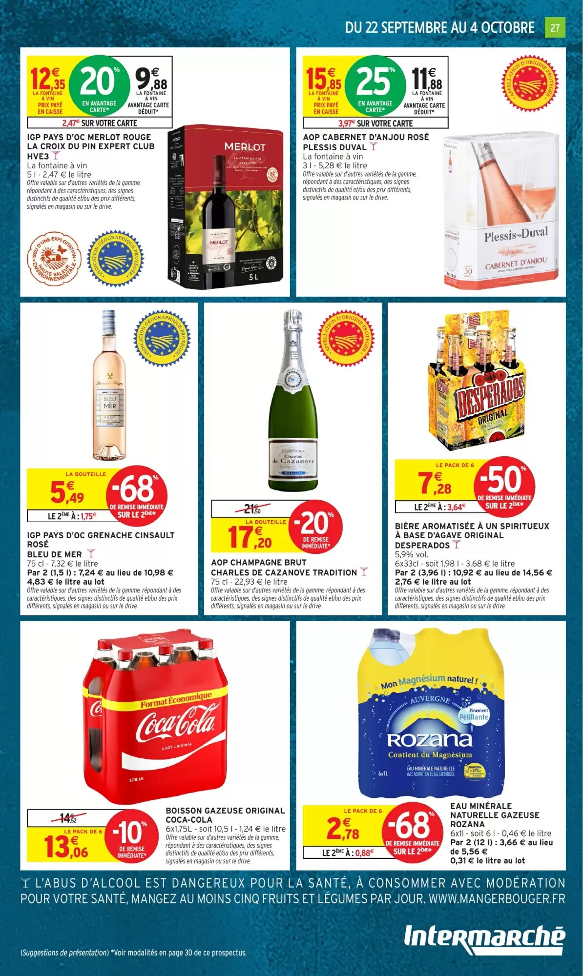 Prospectus promotionnel Intermarché Hyper valable à partir du 22/09/2026 - Page 27.