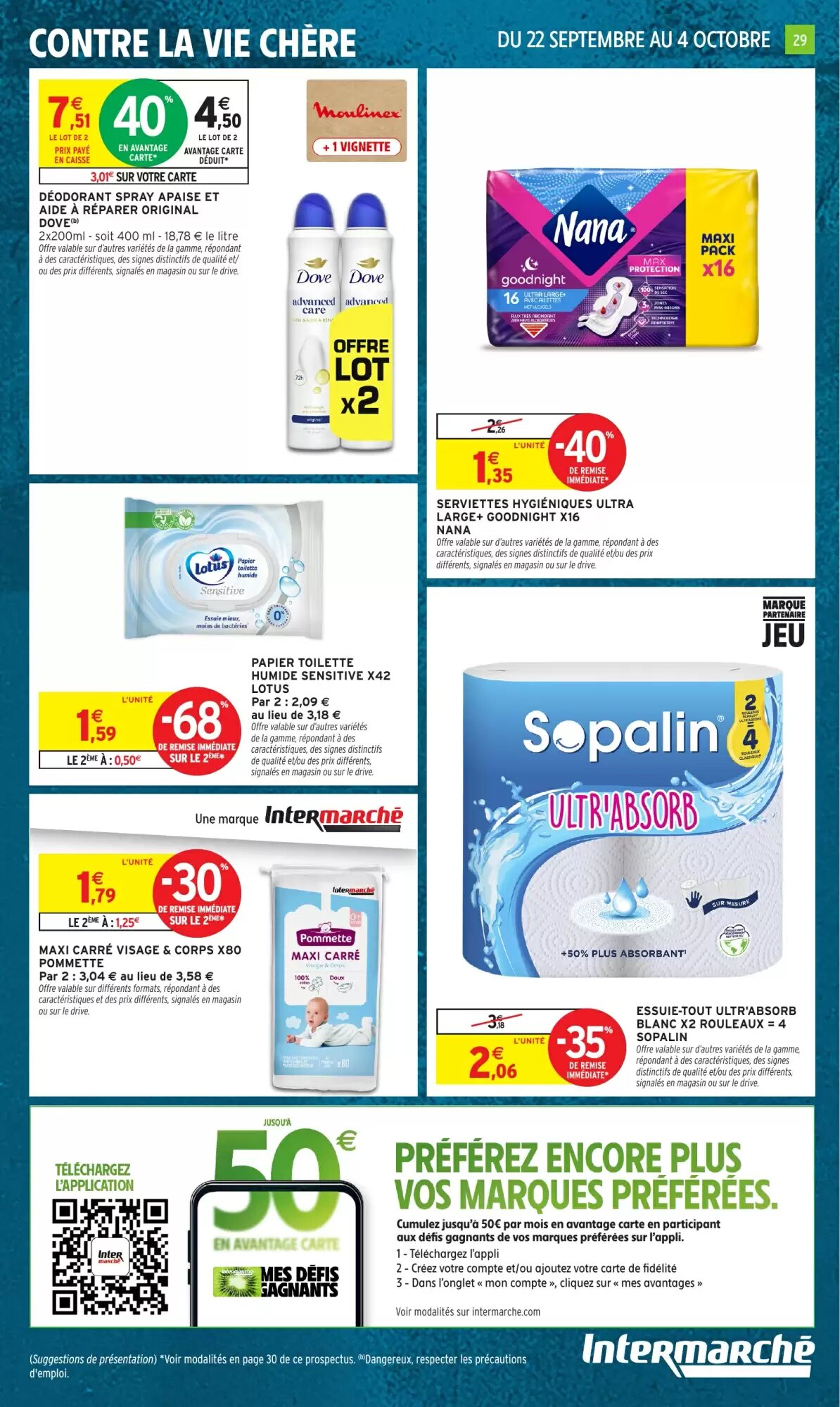 Prospectus promotionnel Intermarché Hyper valable à partir du 22/09/2026 - Page 29.