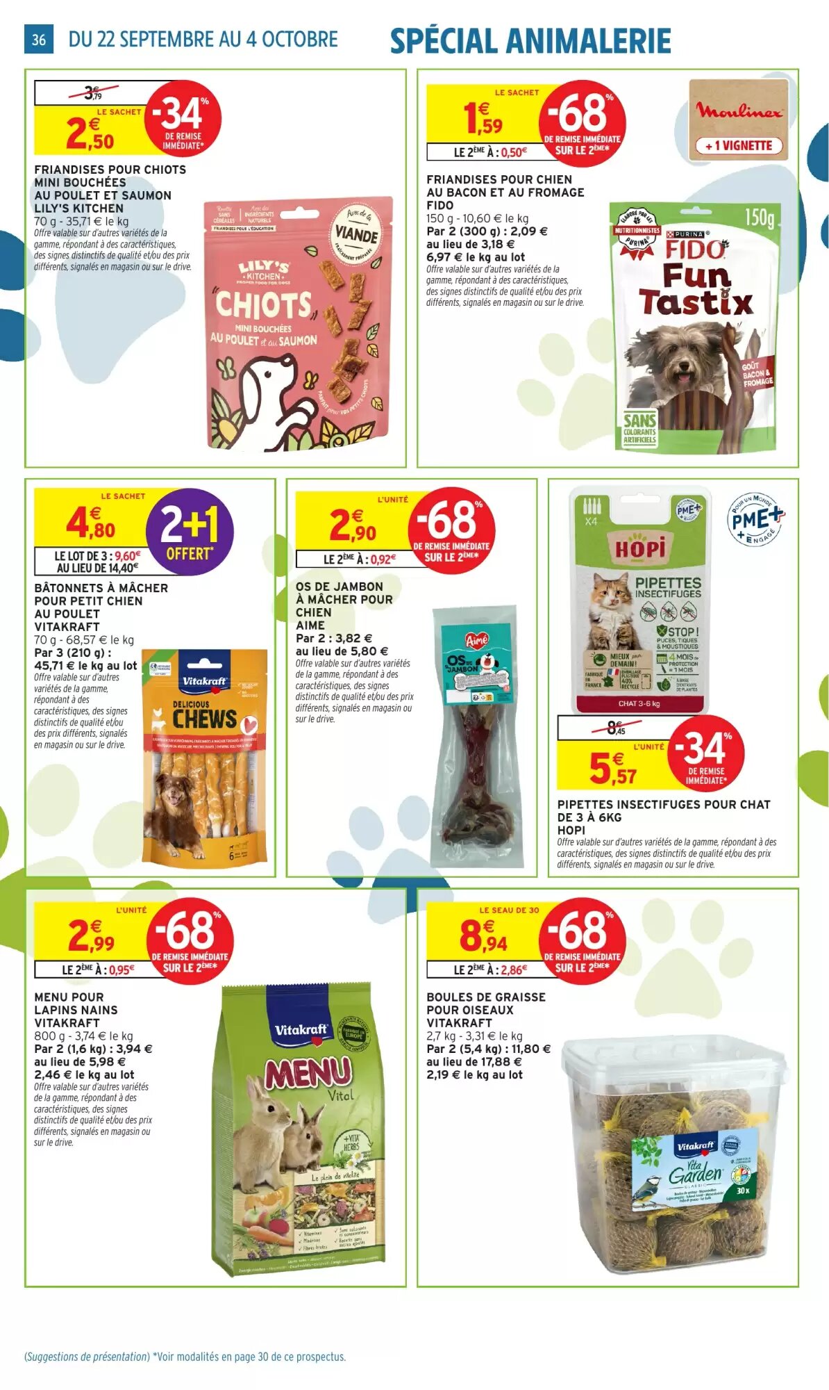 Prospectus promotionnel Intermarché Hyper valable à partir du 22/09/2026 - Page 36.